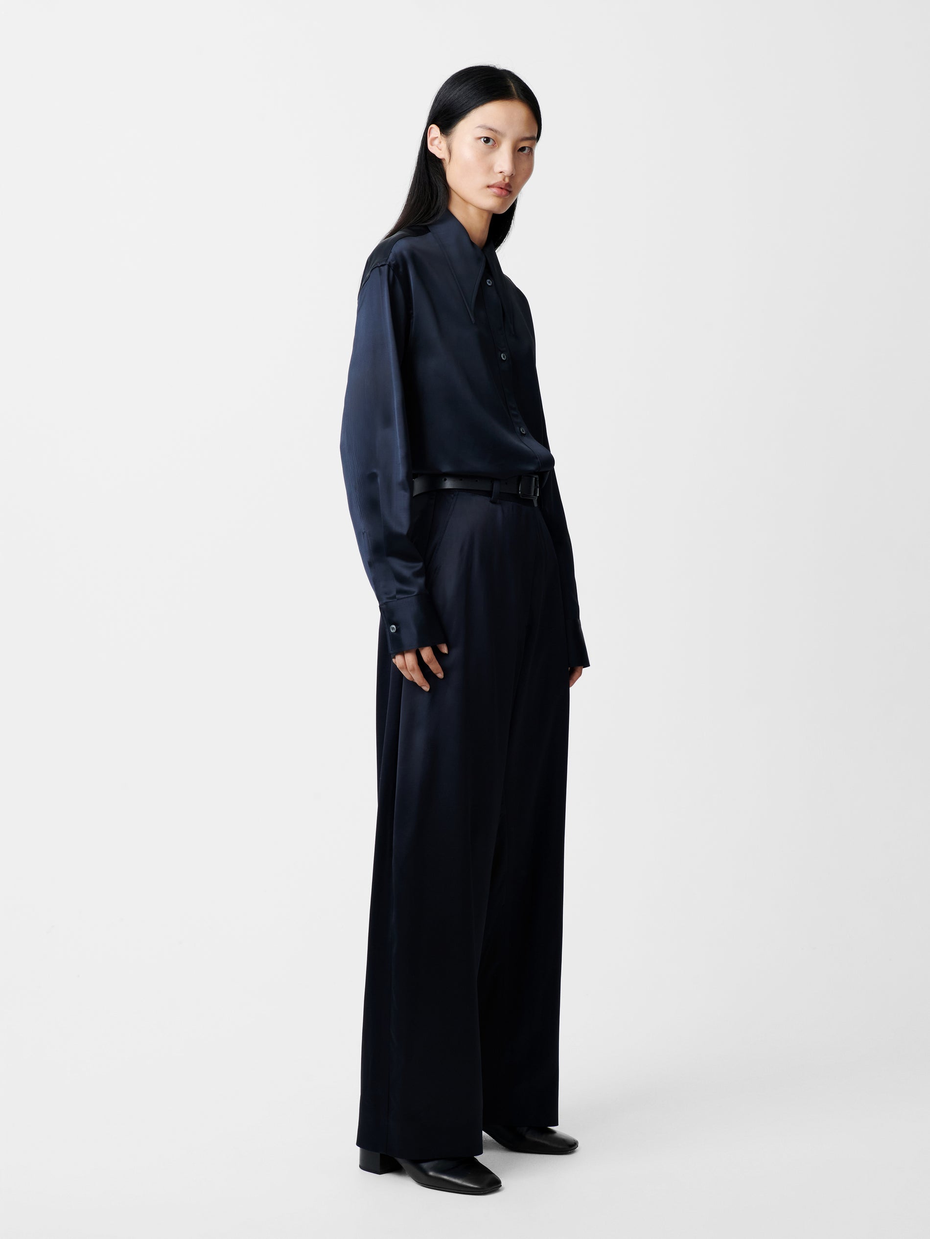 Myers Pant in Black Ink - Studio Nicholson