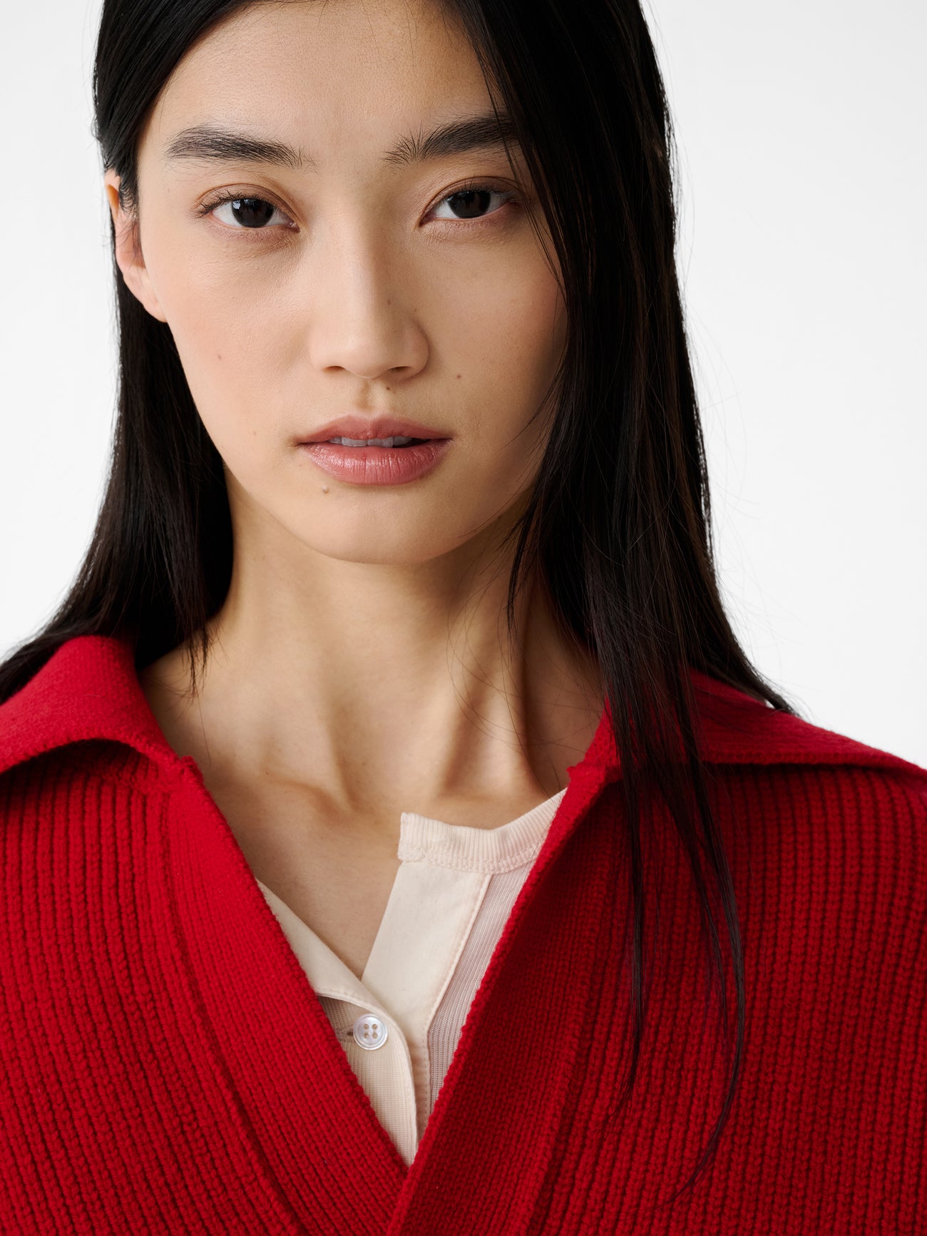 Nash Knit in Crimson - Studio Nicholson
