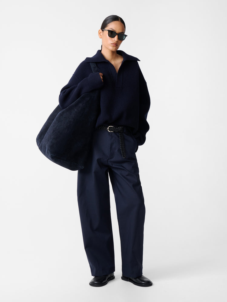 Nash Knit in Darkest Navy