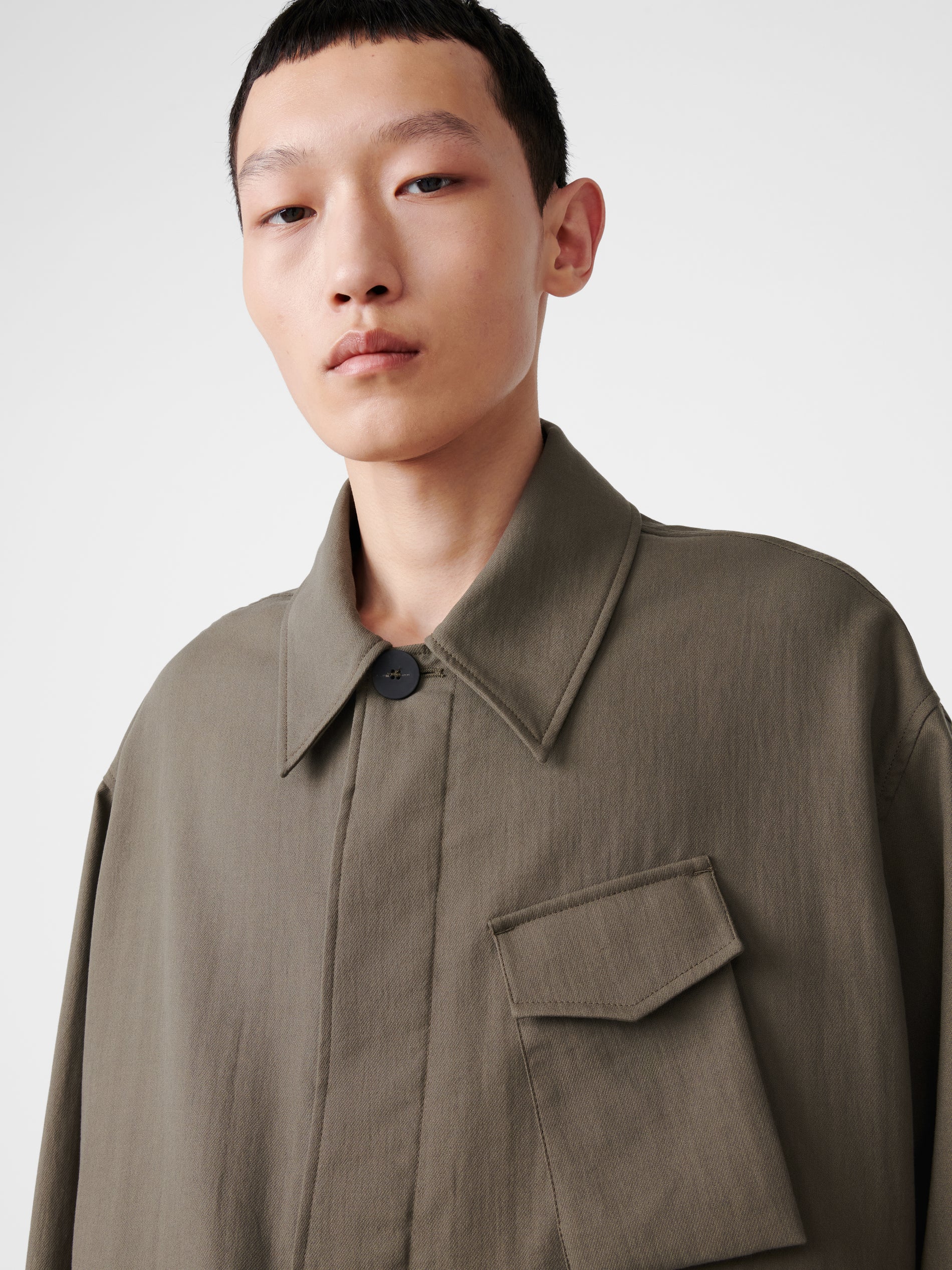 Nate Jacket in Fossil - Studio Nicholson