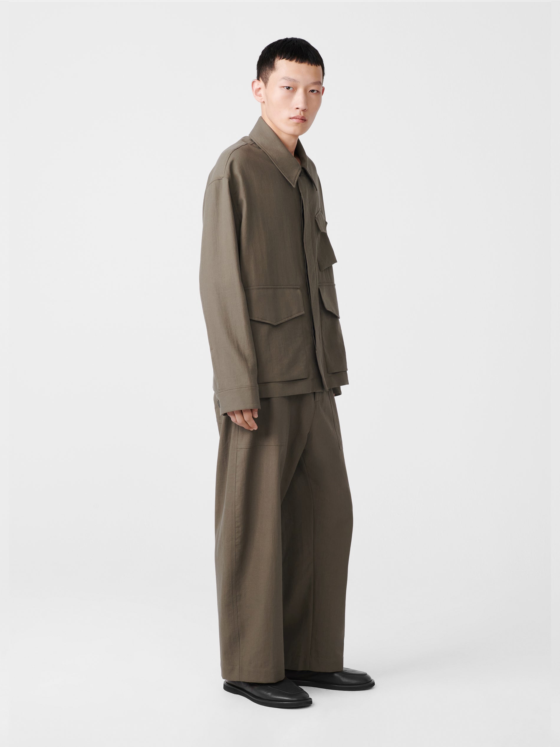 Nate Jacket in Fossil - Studio Nicholson