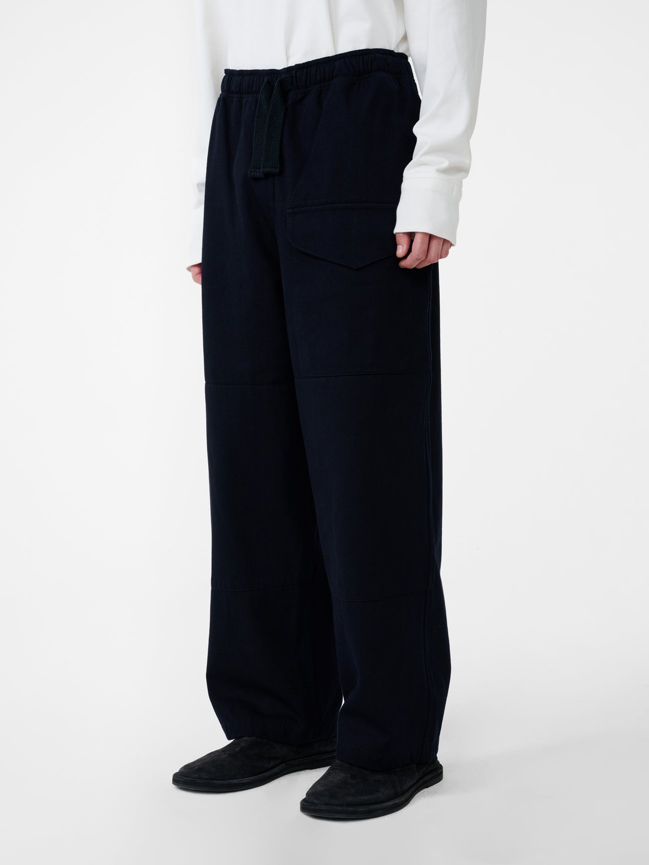 Nava Drawstring Pant in Indigo