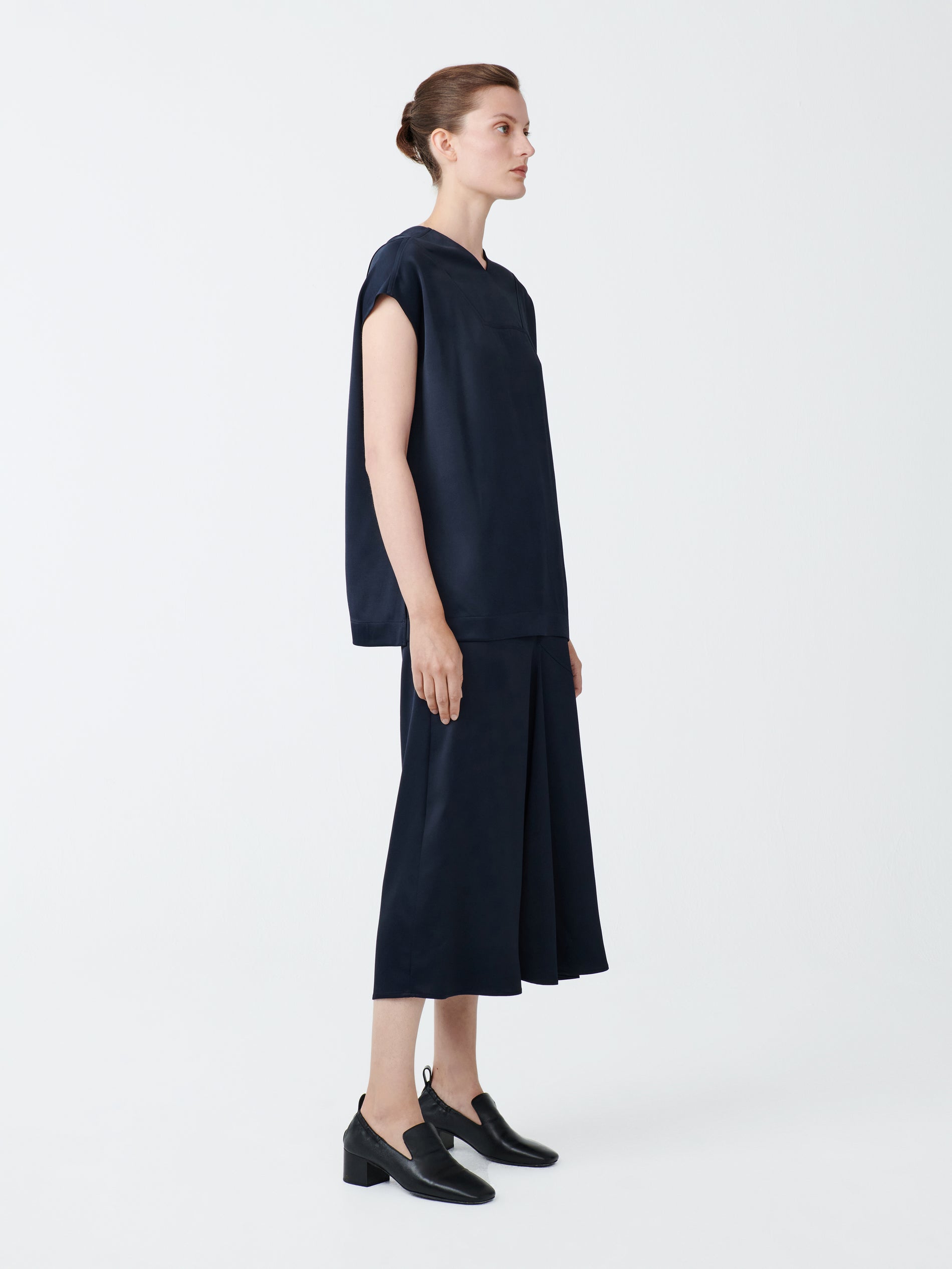 Naye Skirt in Black Ink - Studio Nicholson