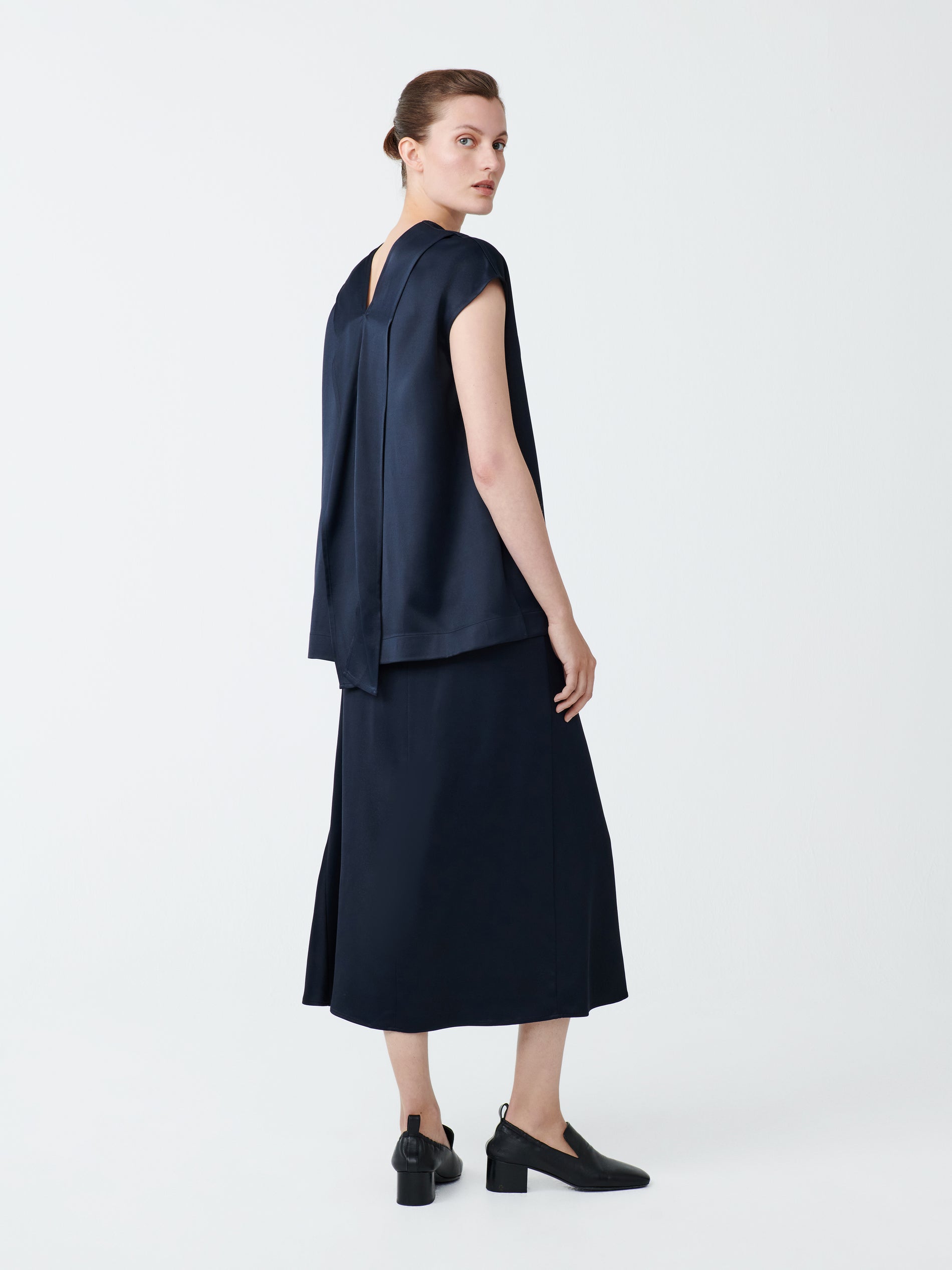 Naye Skirt in Black Ink - Studio Nicholson