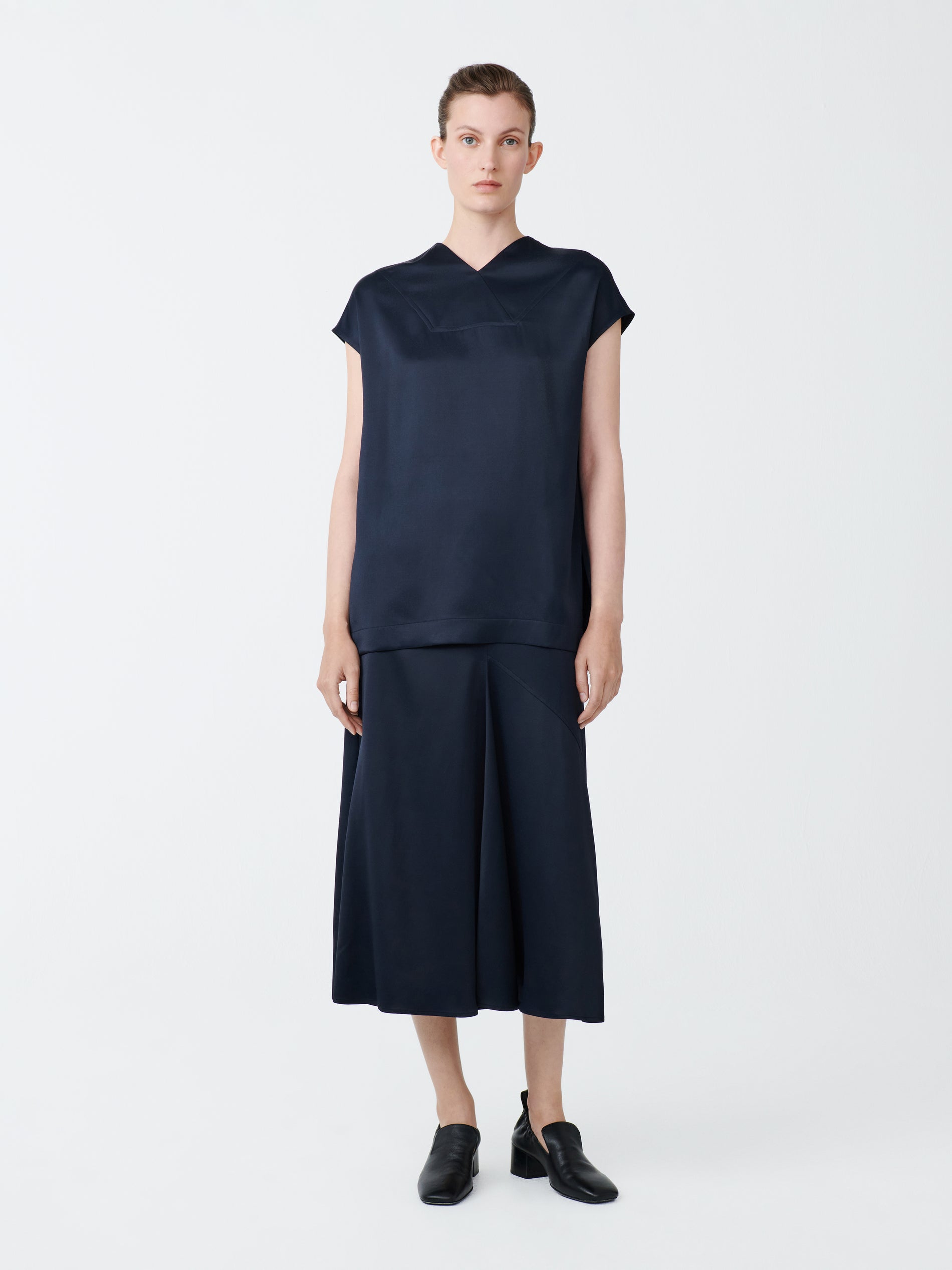 Naye Skirt in Black Ink - Studio Nicholson