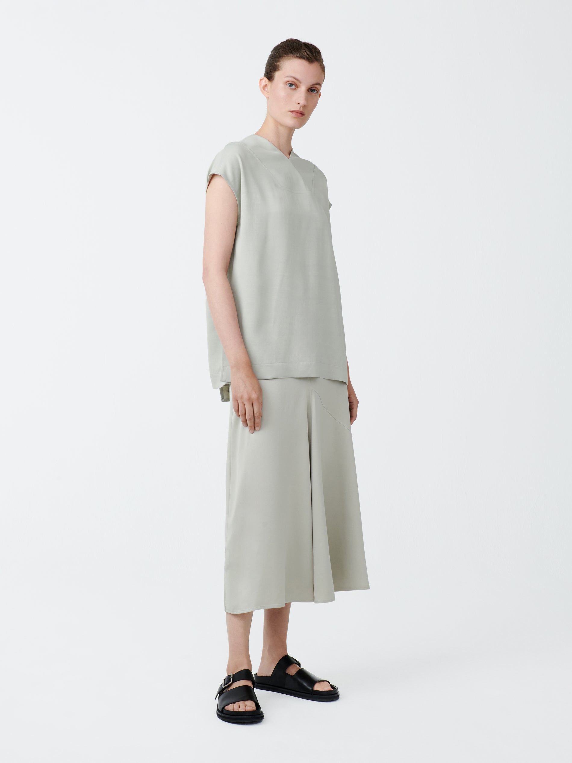 Naye Skirt in Dove - Studio Nicholson