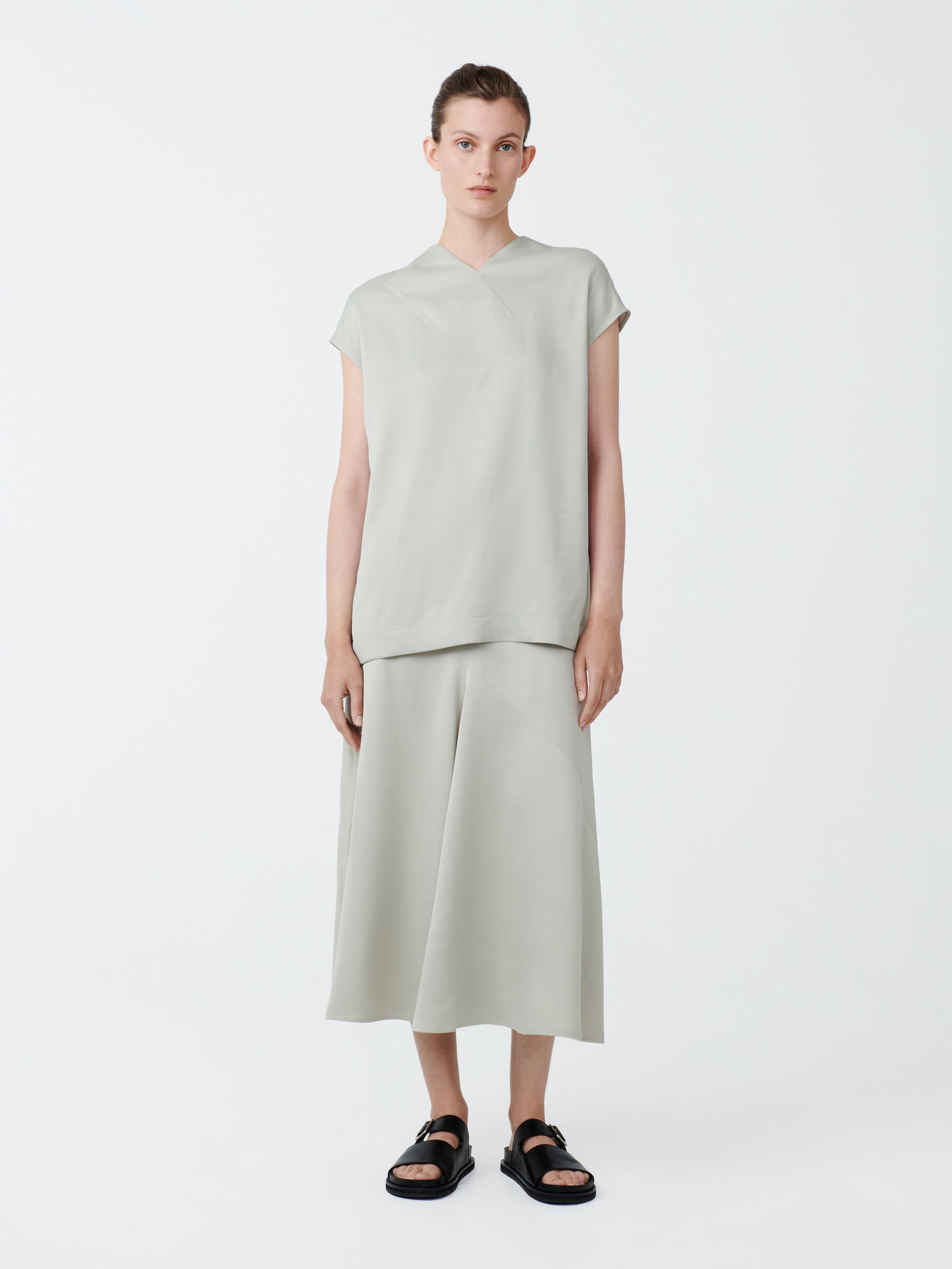 Naye Skirt in Dove - Studio Nicholson