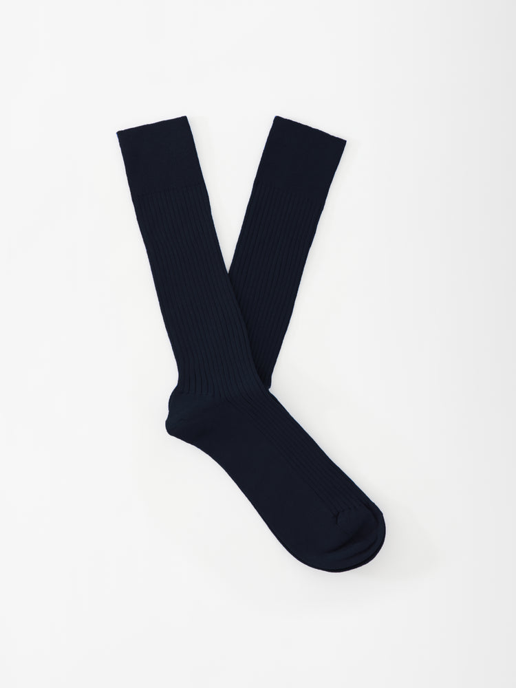 Neffi Socks in Darkest Navy