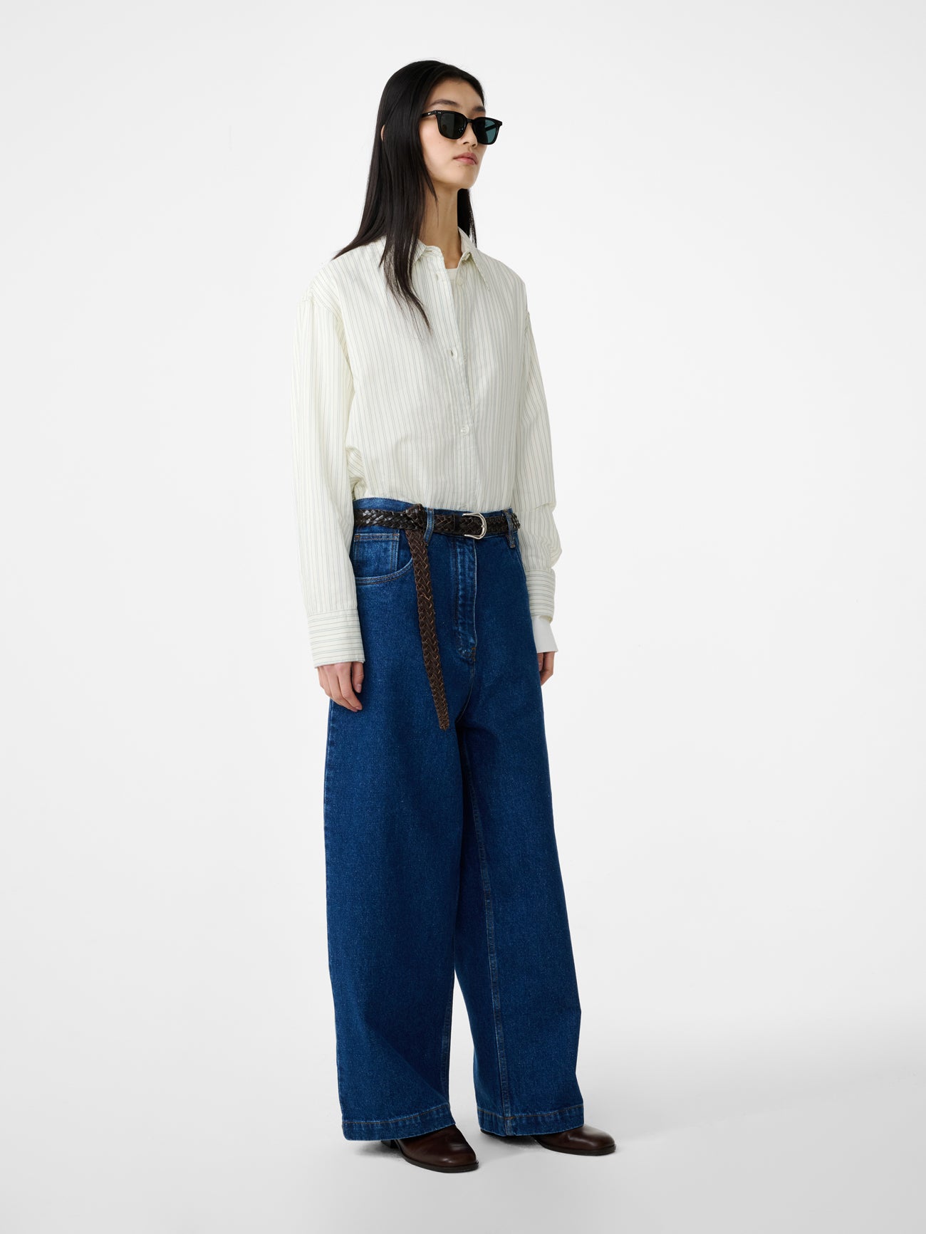 Women's Designer Neive Wide-Leg Jeans | Organic Cotton | Indigo