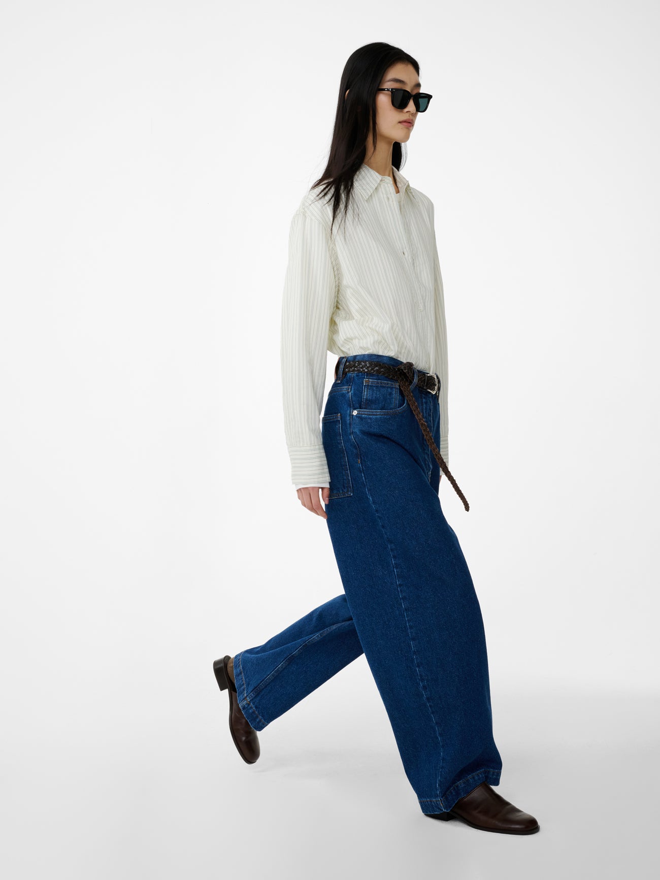 Women's Designer Neive Wide-Leg Jeans | Organic Cotton | Indigo