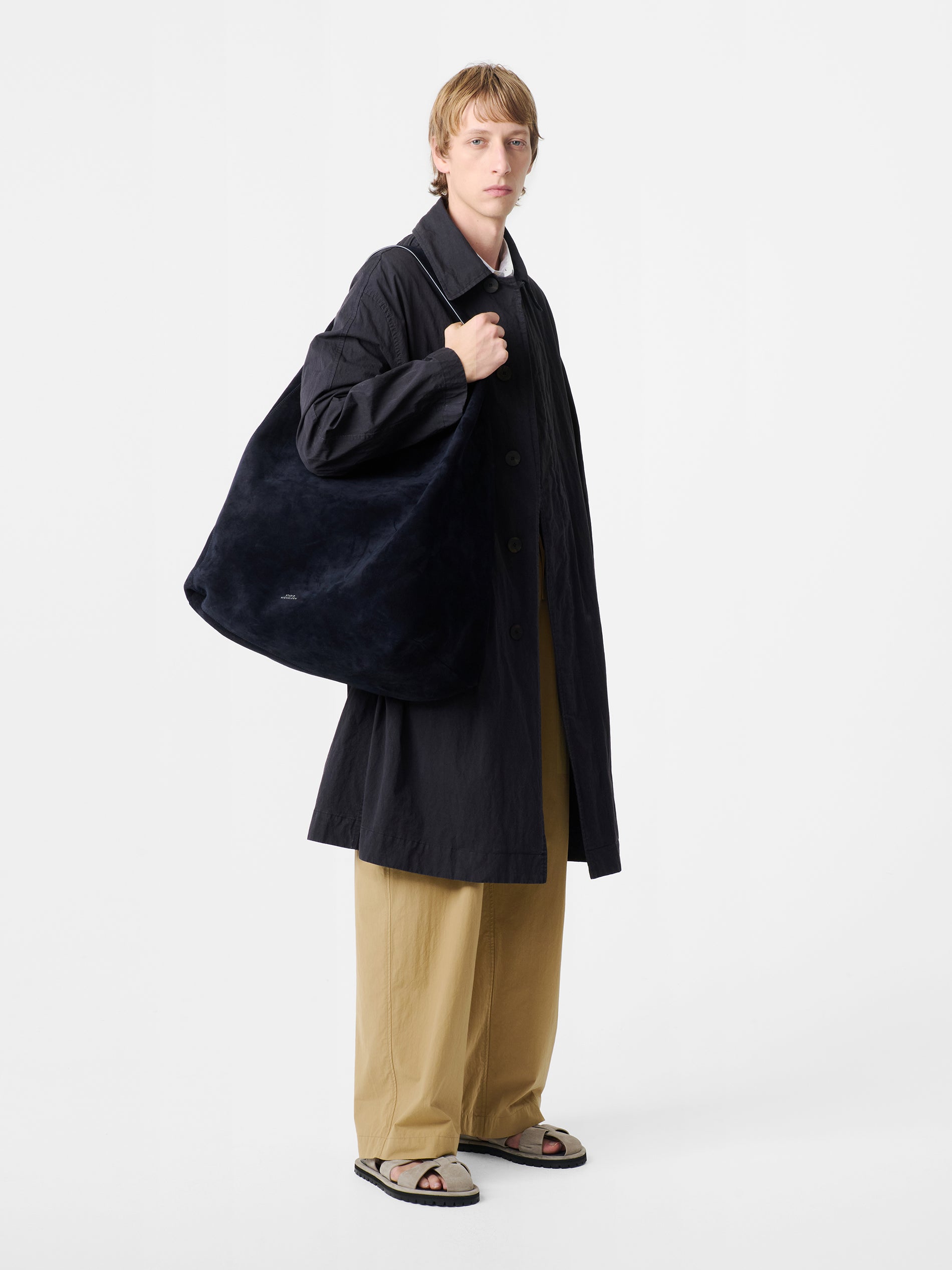 Nevis Coat in Dark Navy - Studio Nicholson