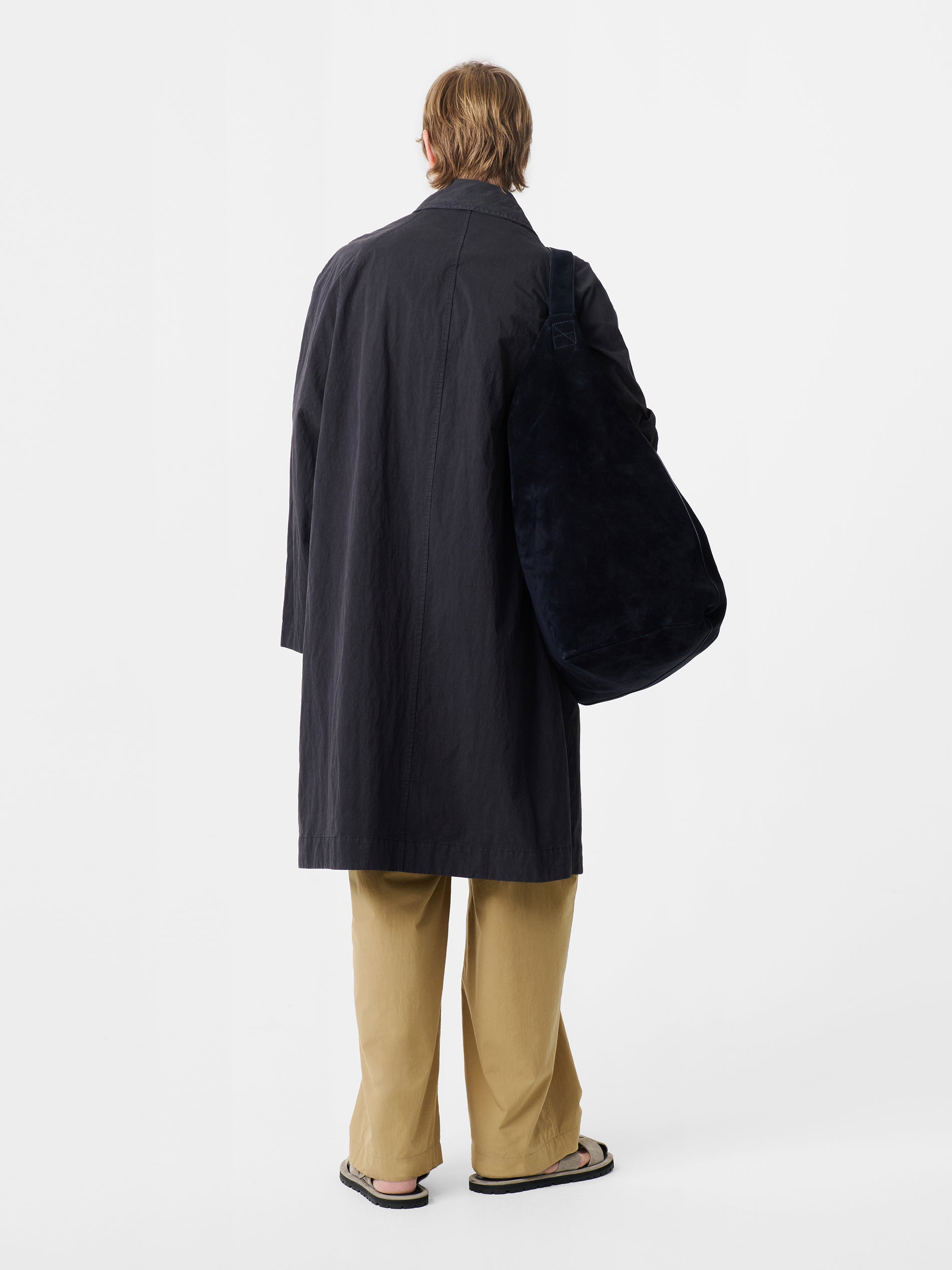 Nevis Coat in Dark Navy - Studio Nicholson