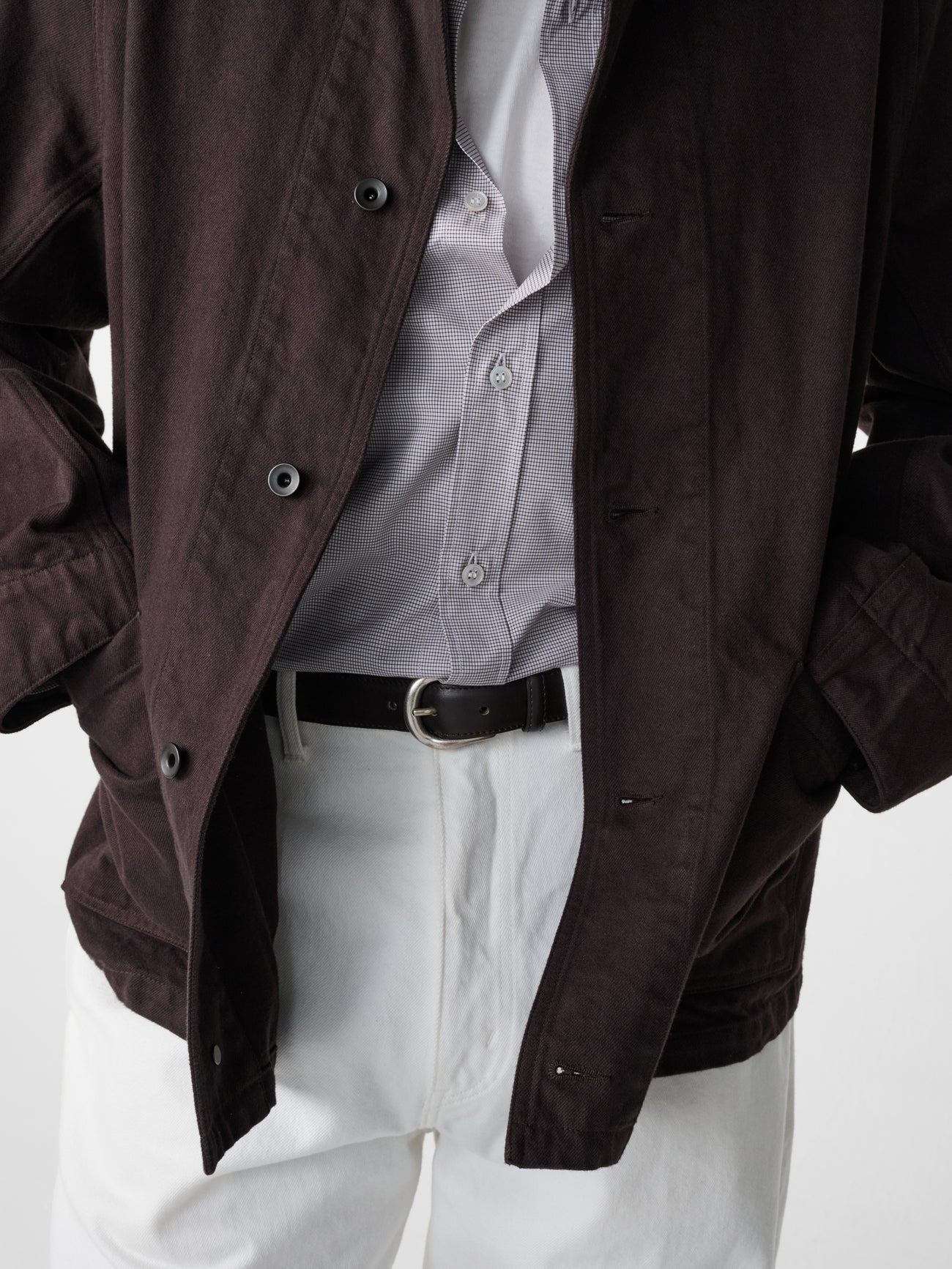 Newark Denim Jacket in Chocolate
