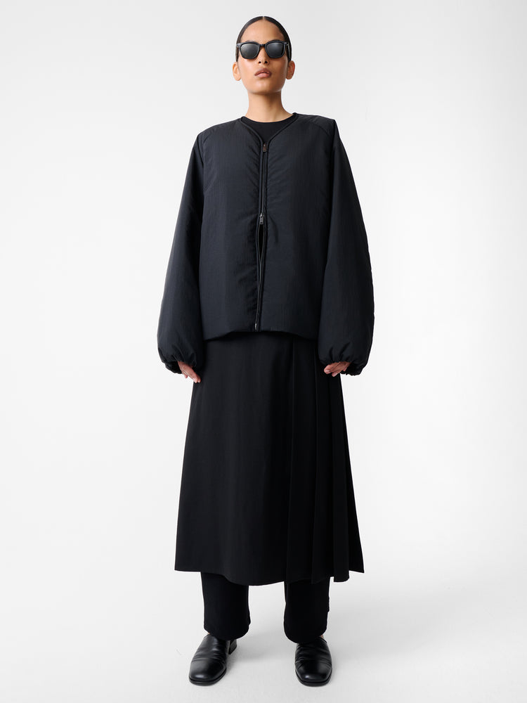 Nicio Padded Jacket in Darkest Navy