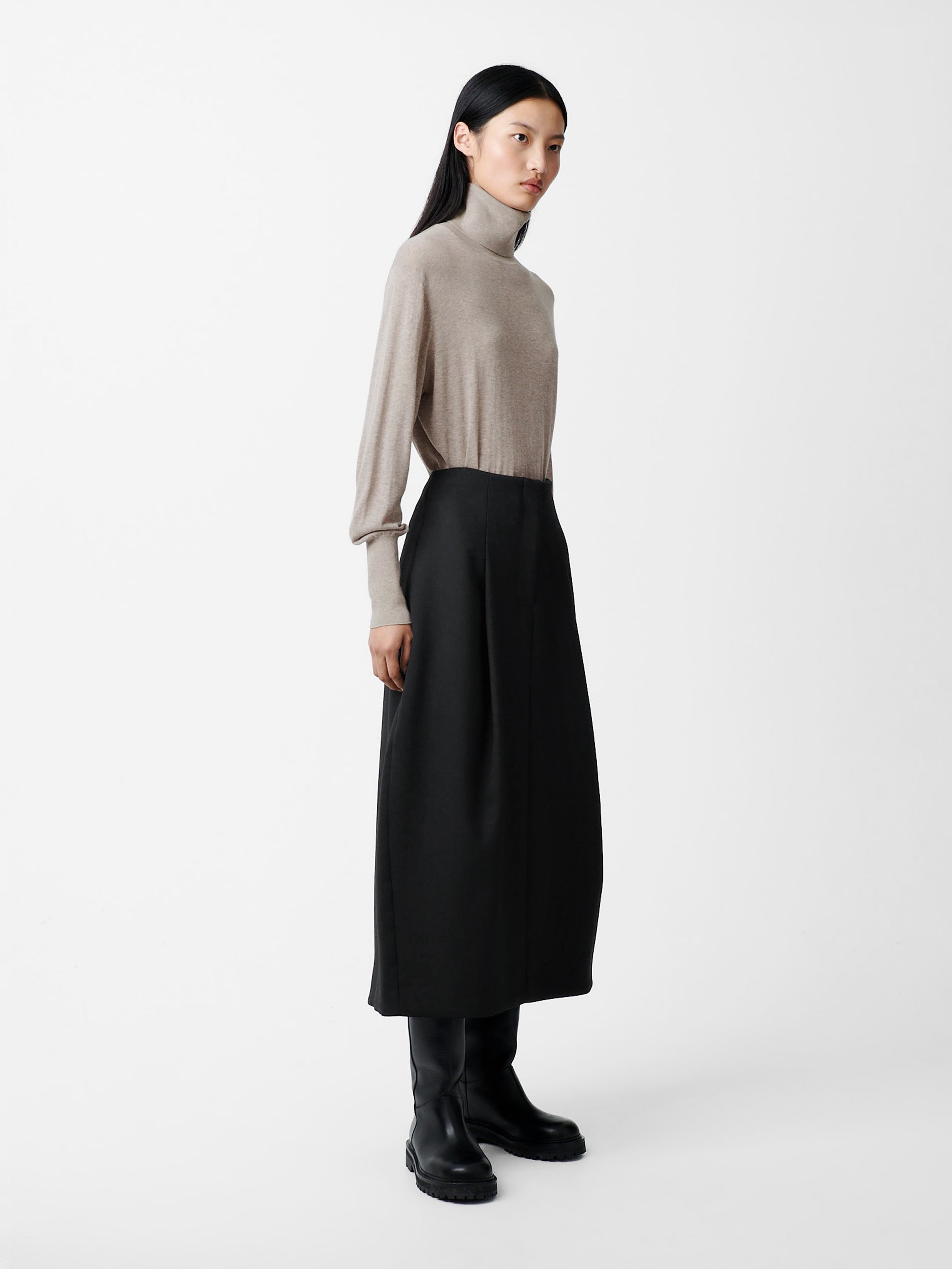 Nilo Knit in Straw Melange - Studio Nicholson