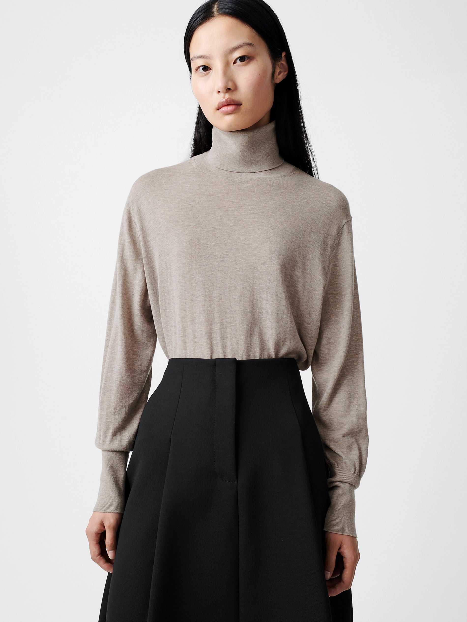 Nilo Knit in Straw Melange - Studio Nicholson