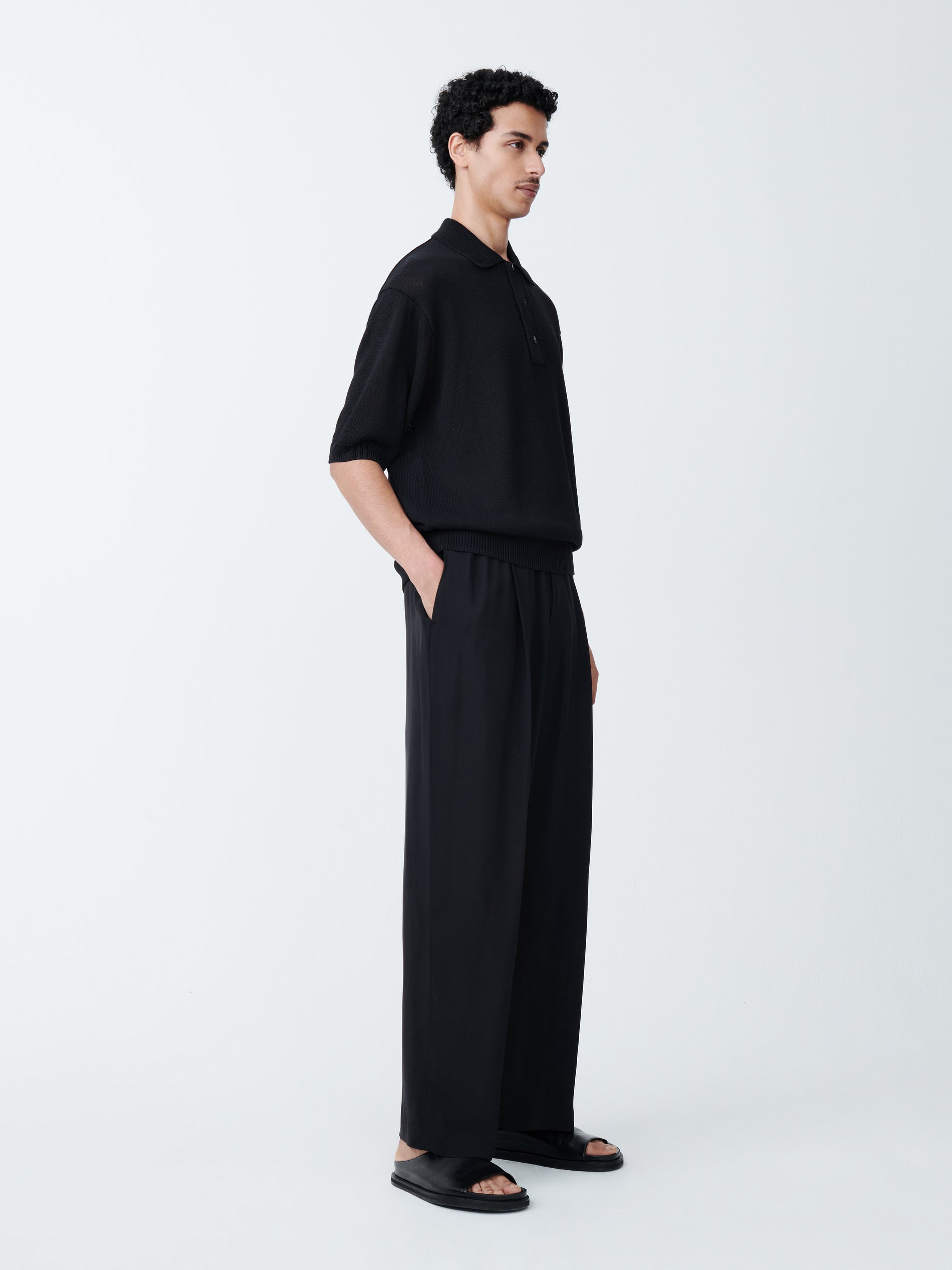 Noam Pant in Darkest Navy - Studio Nicholson
