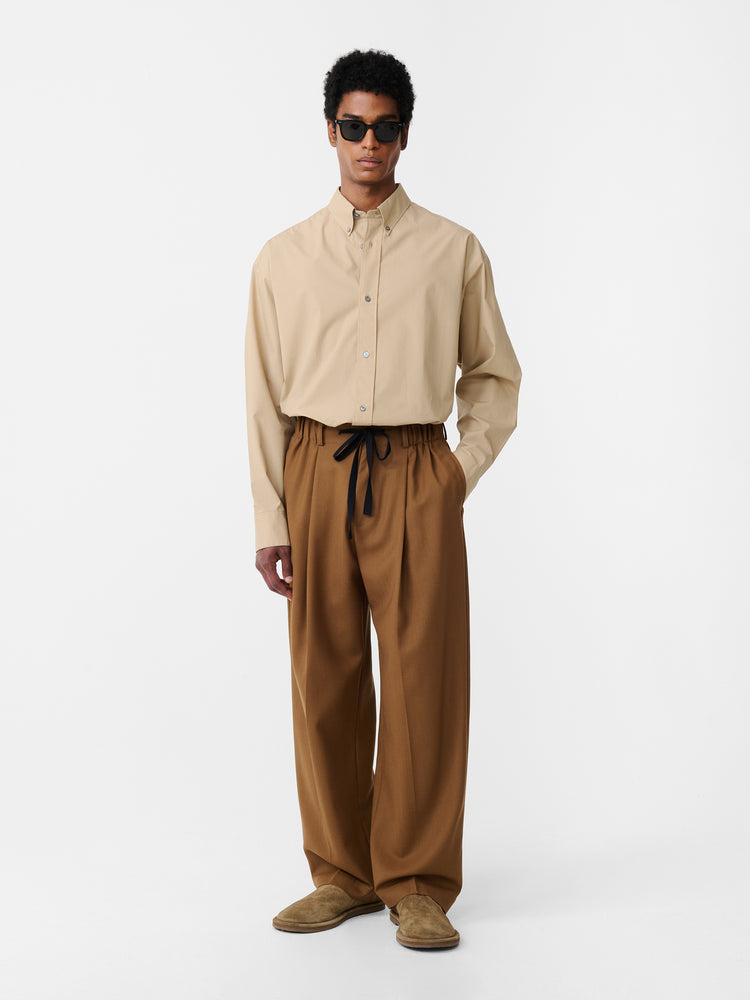 Noam Heritage Wool Pant in Tobacco