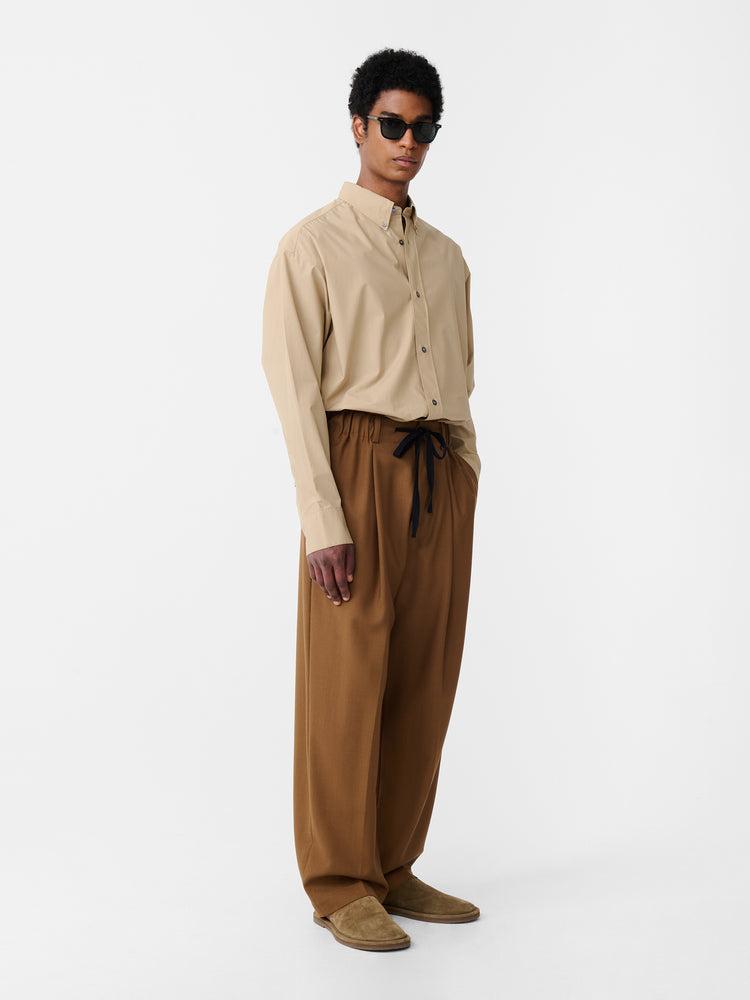 Noam Heritage Wool Pant in Tobacco
