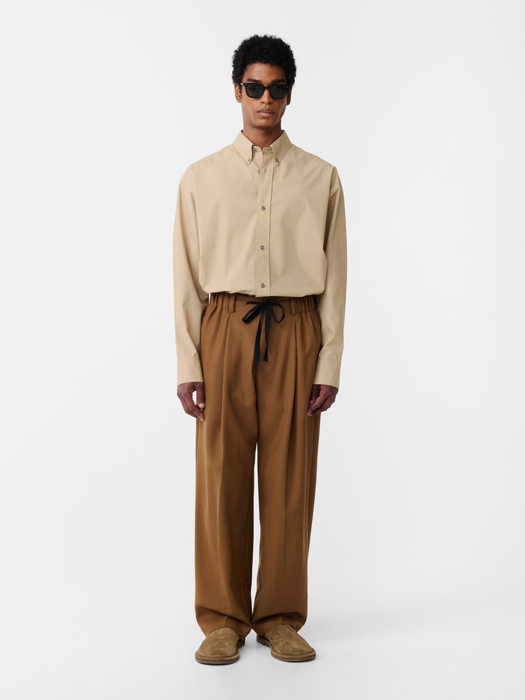 Noam Heritage Wool Pant in Tobacco