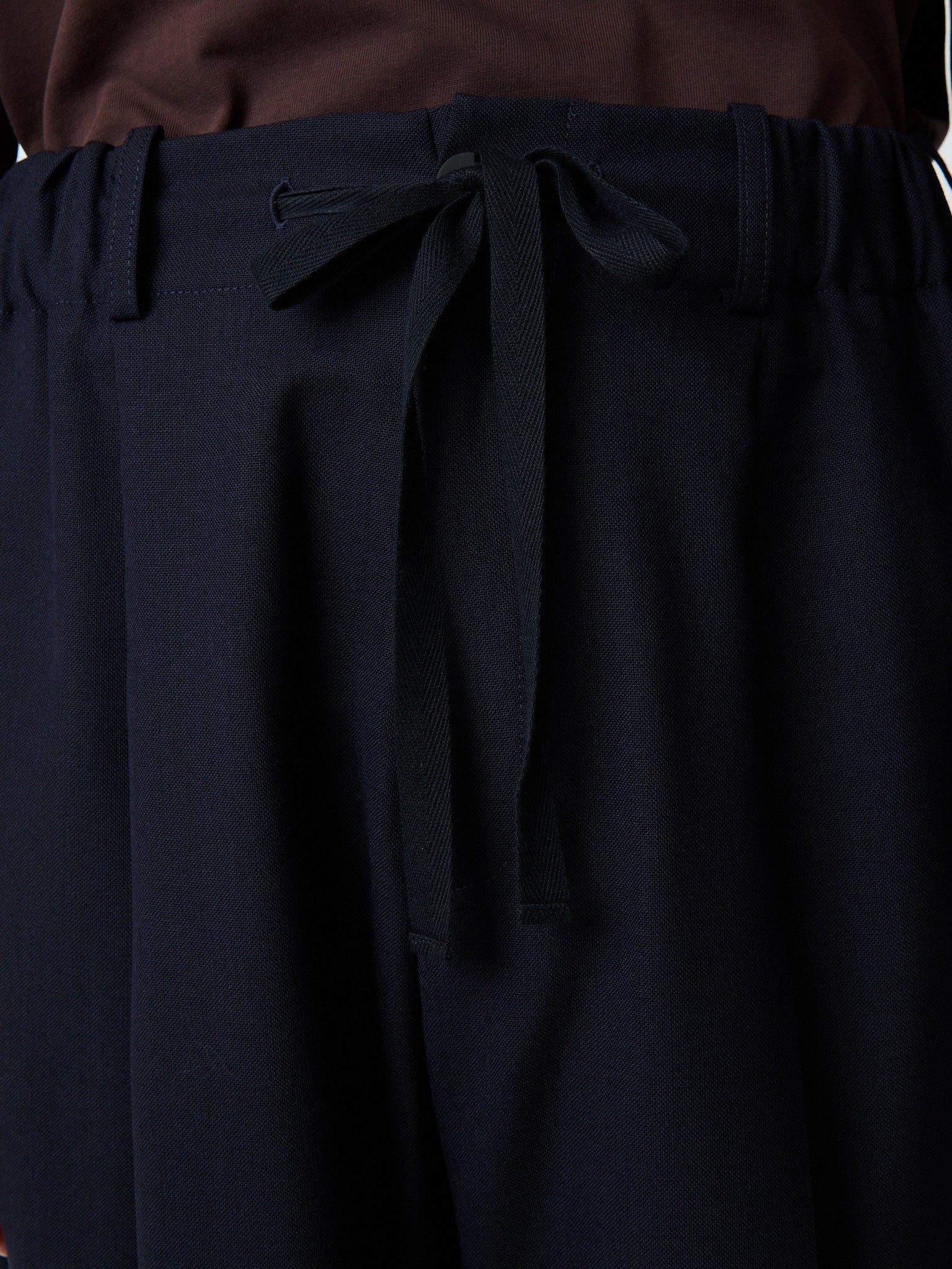 Noam Tropical Wool Pant in Darkest Navy - Studio Nicholson