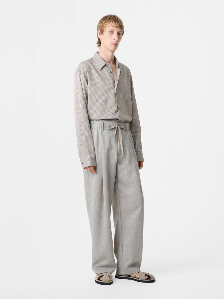 Noam Tropical Wool Pant in Ice Melange