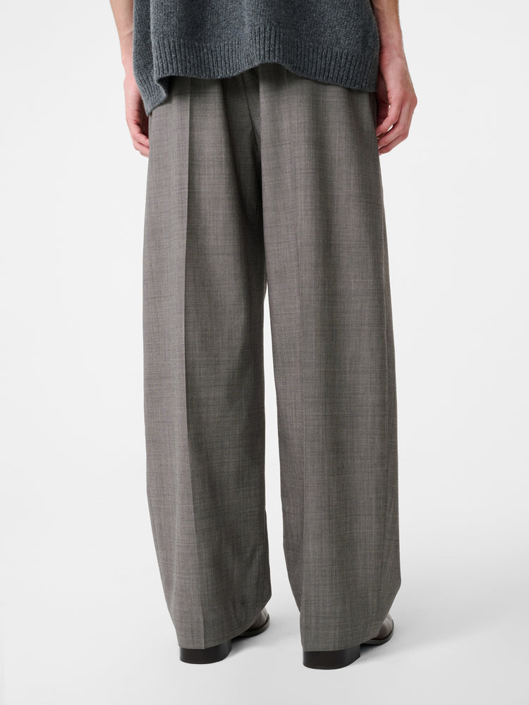 Noam Tropical Wool Pant in Warm Grey - Studio Nicholson