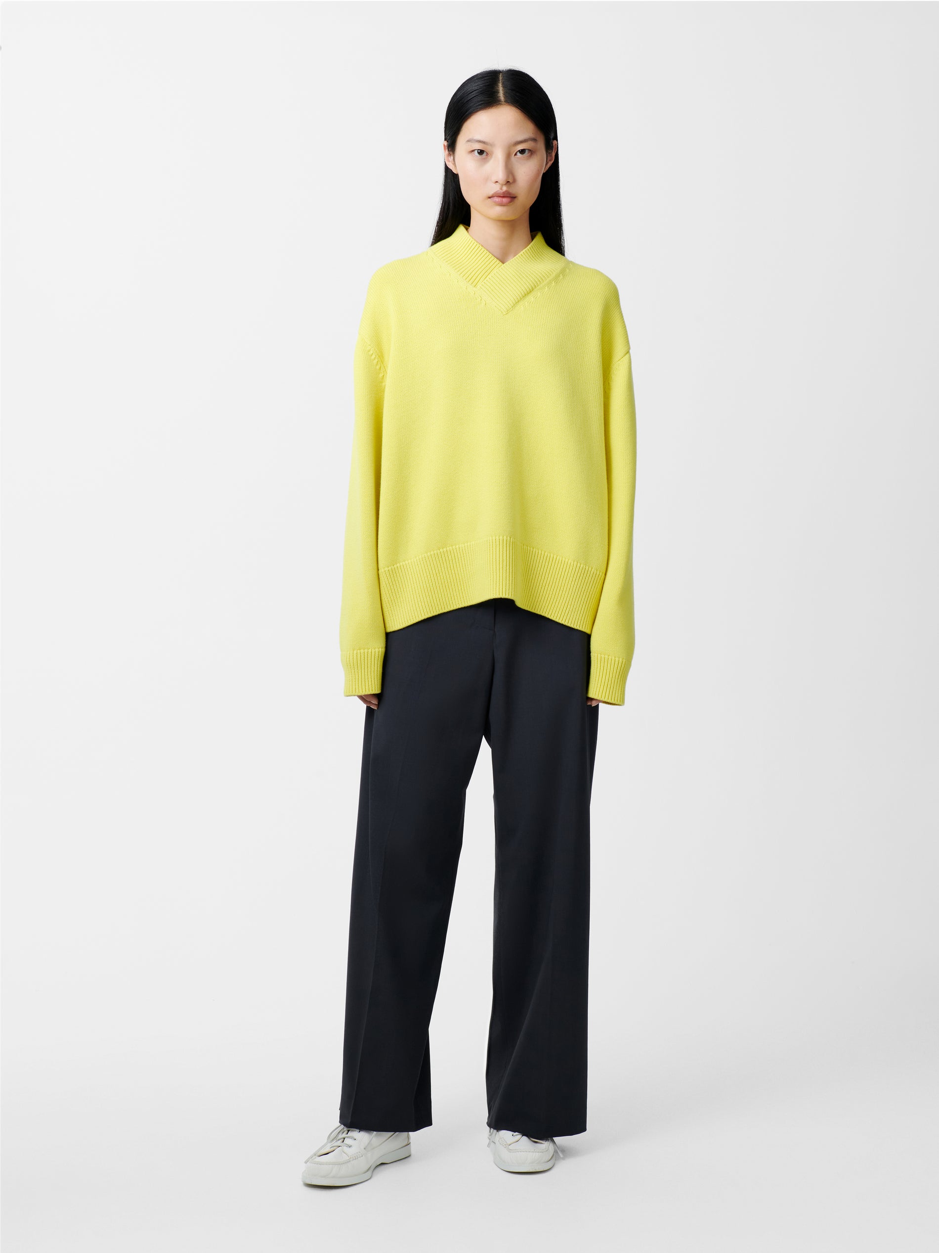 Nohwe Knit in Acid Yellow - Studio Nicholson