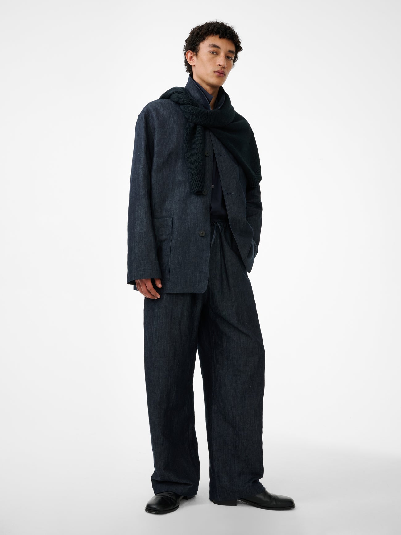 ニコ Nopi Jacket in Indigo – Studio Nicholson
