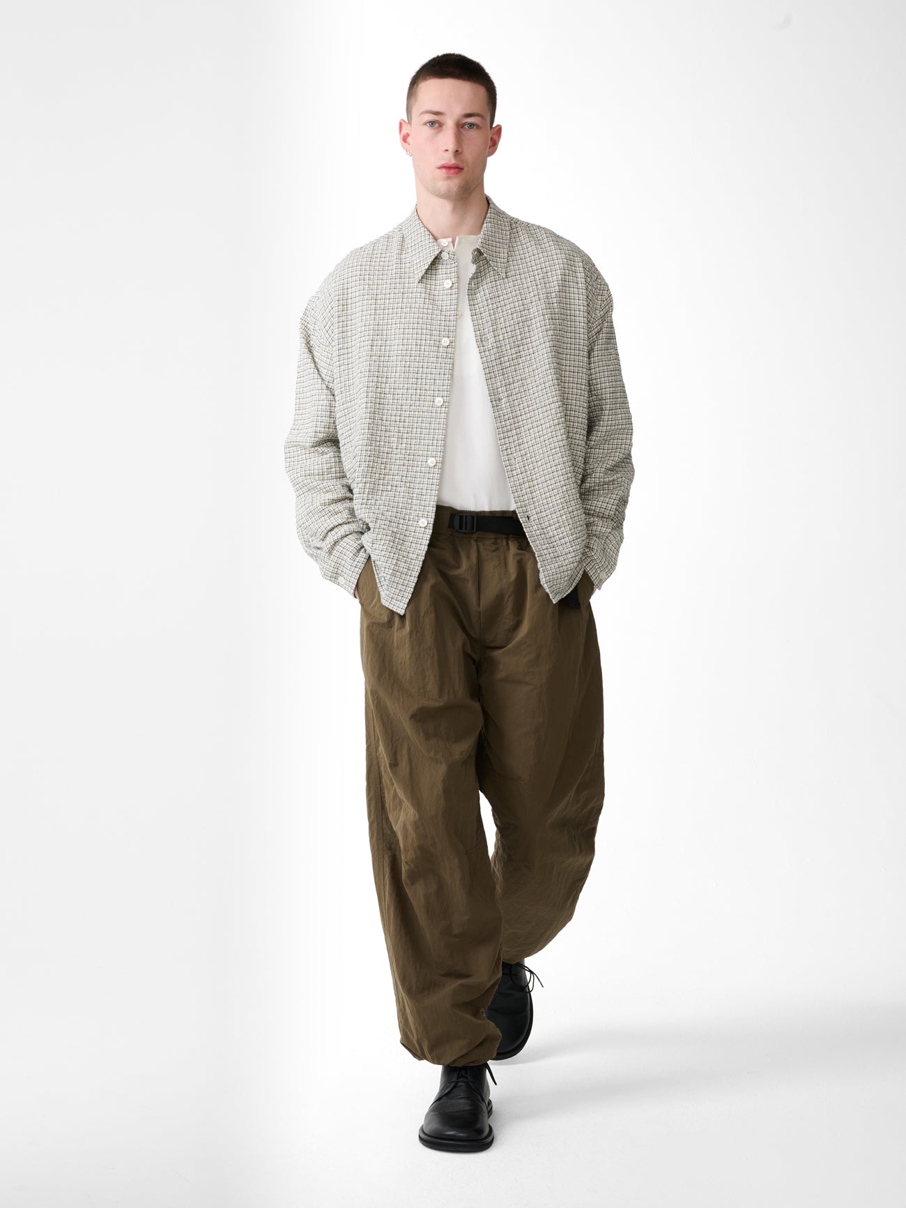 Nostra Shirt in Parchment / Black