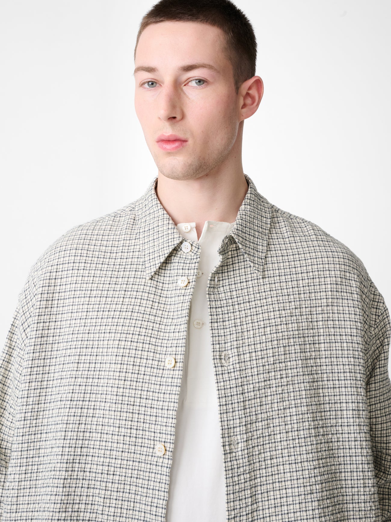 Nostra Shirt in Parchment / Black