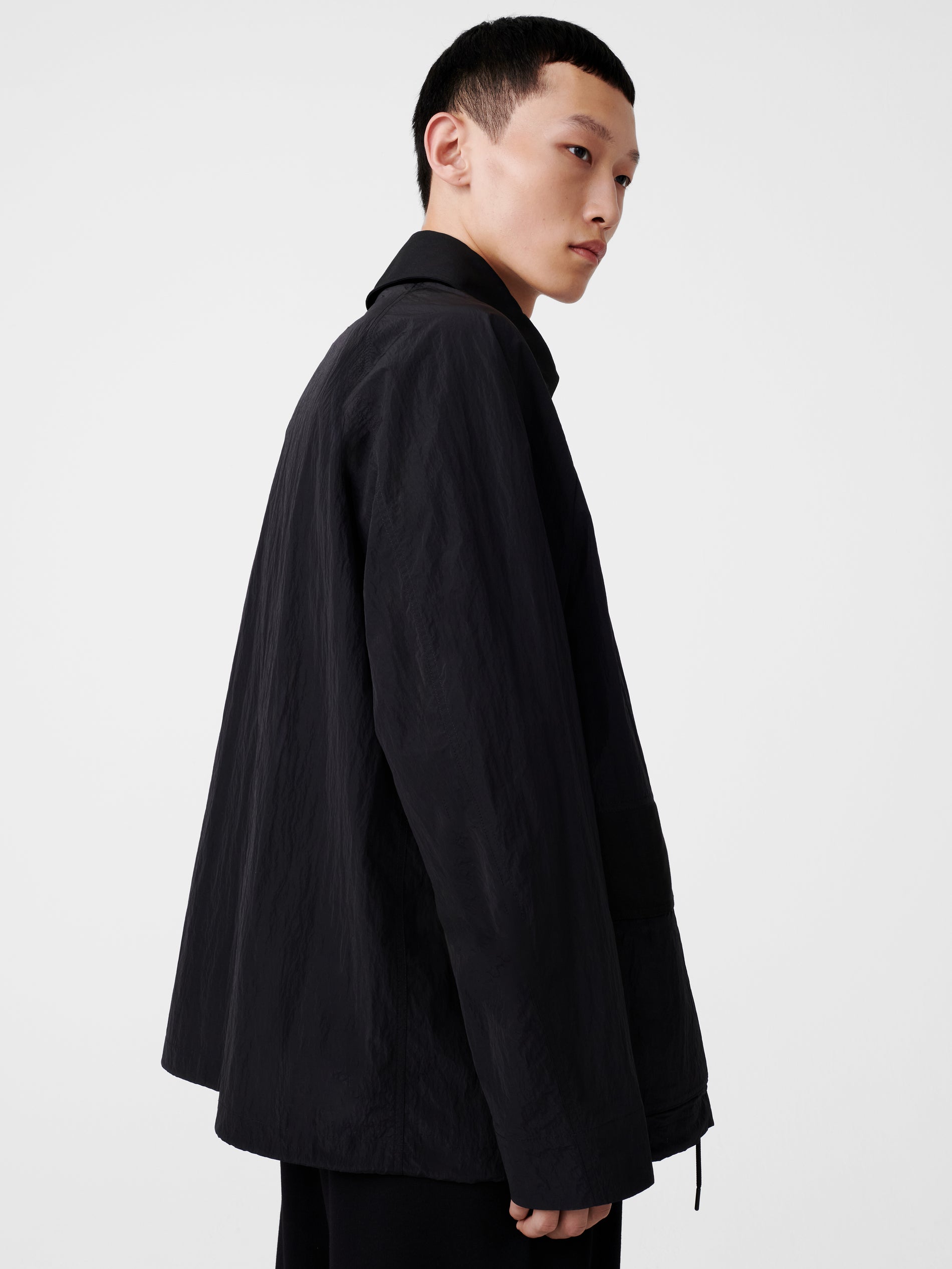Note Jacket in Black - Studio Nicholson
