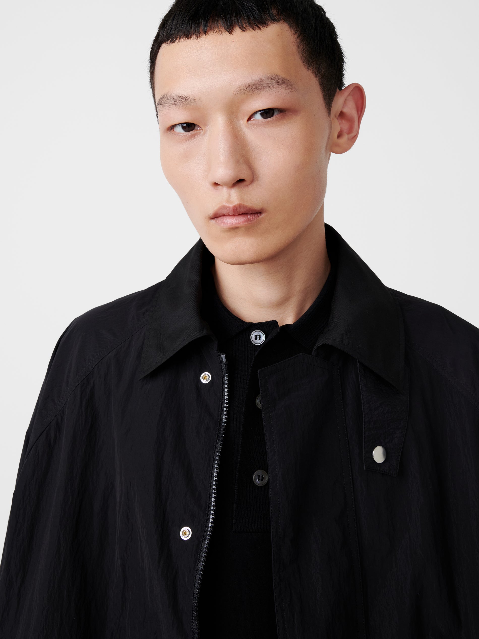 Note Jacket in Black - Studio Nicholson