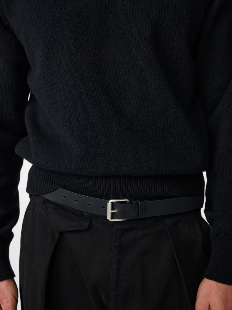 Nottingham Lambswool Knit in Black