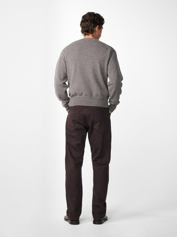 Nottingham Lambswool Knit in Stone Melange