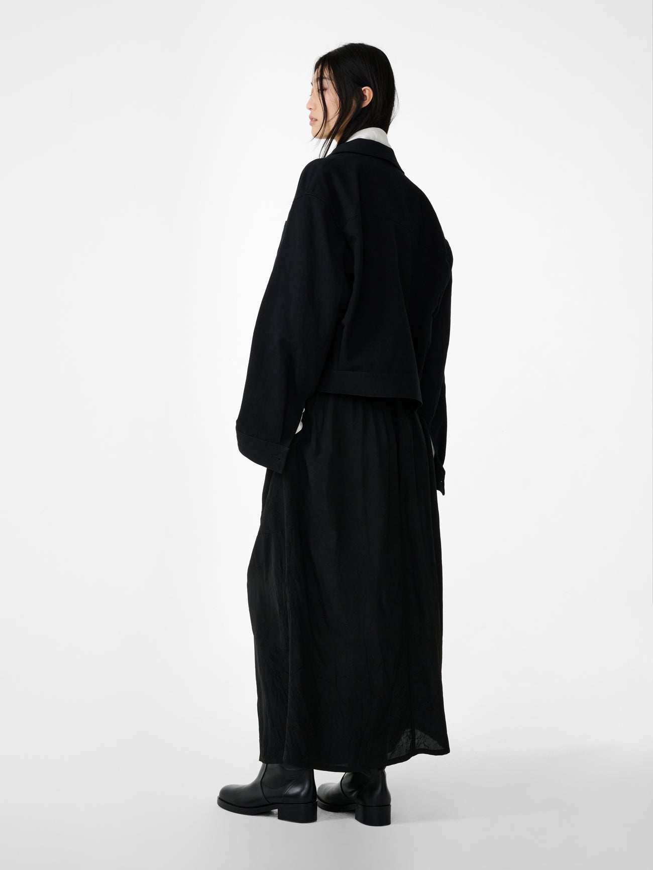Oates Skirt in Darkest Black