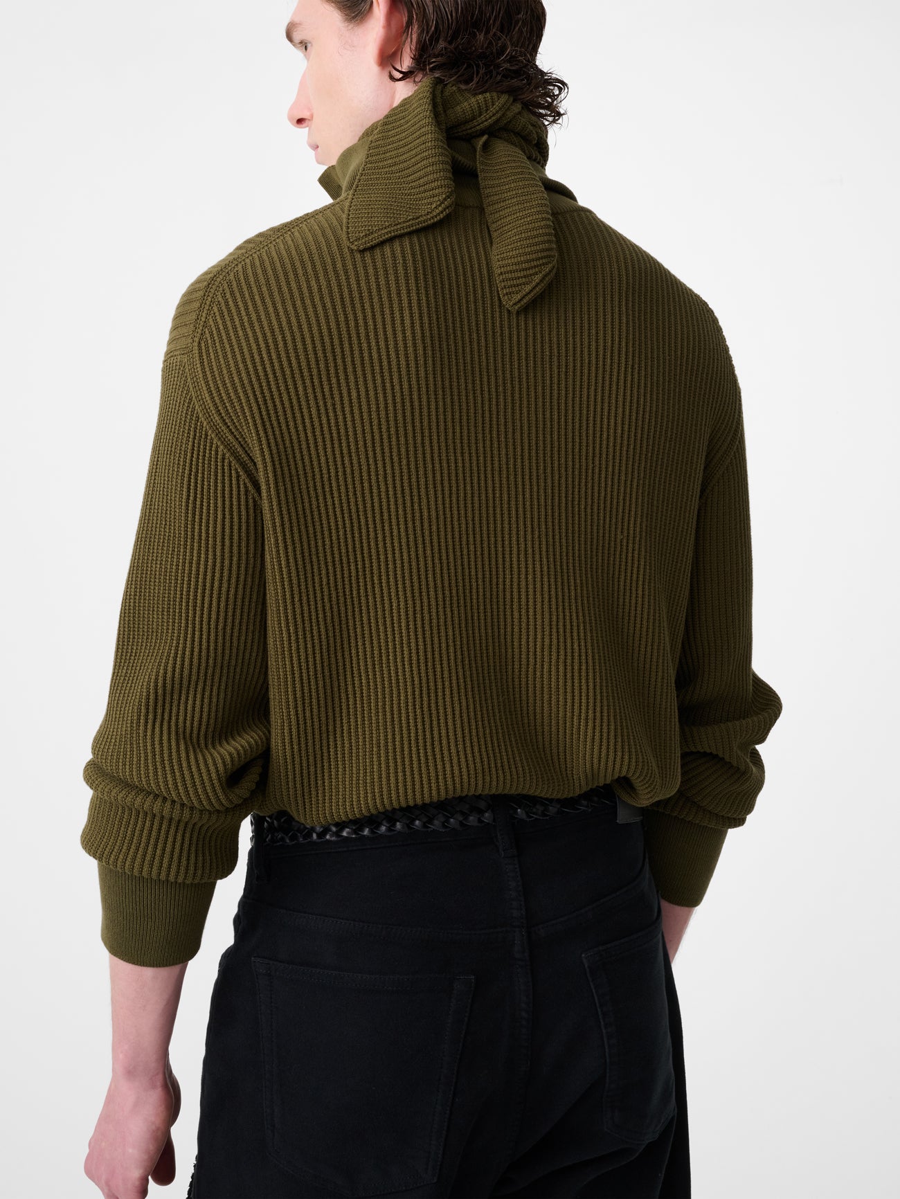 Oran Cardigan in Olive