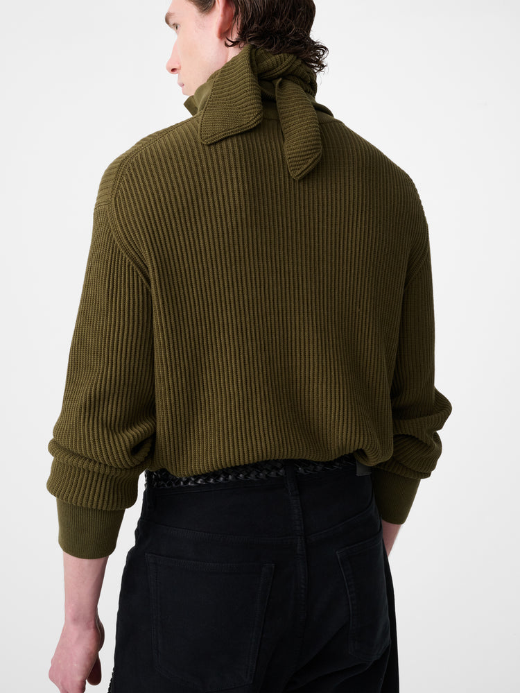 Oran Cardigan in Olive