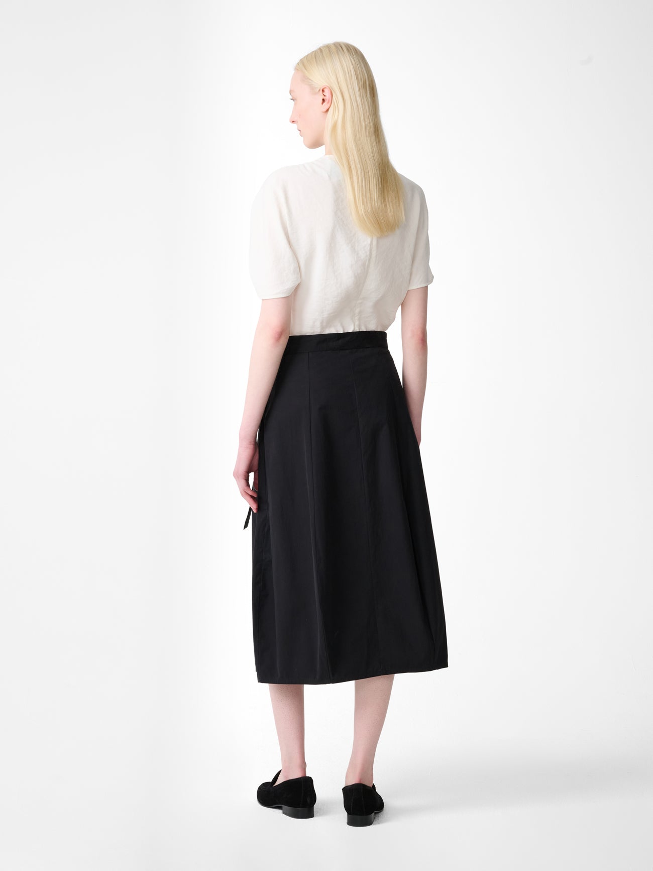 Orcha Cotton Skirt in Black