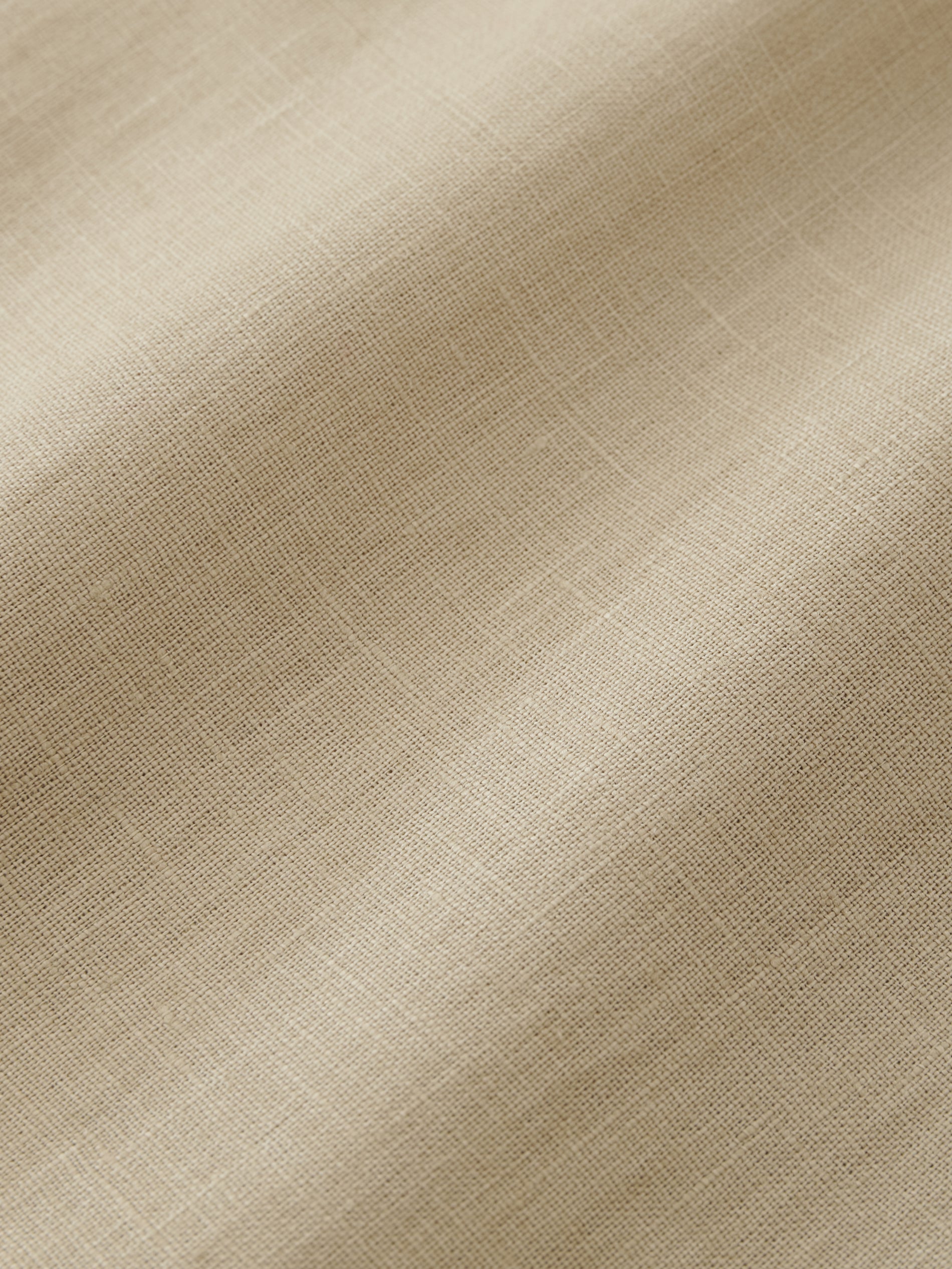 Oryn Short Sleeve Linen Shirt in Sand