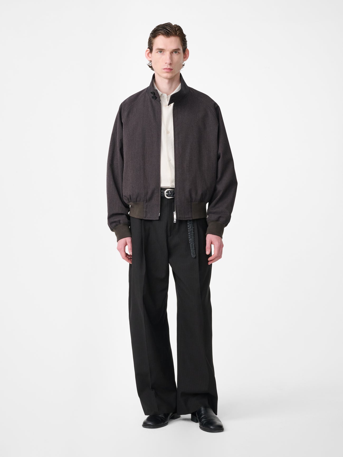 Over Jacket in Brown Marl