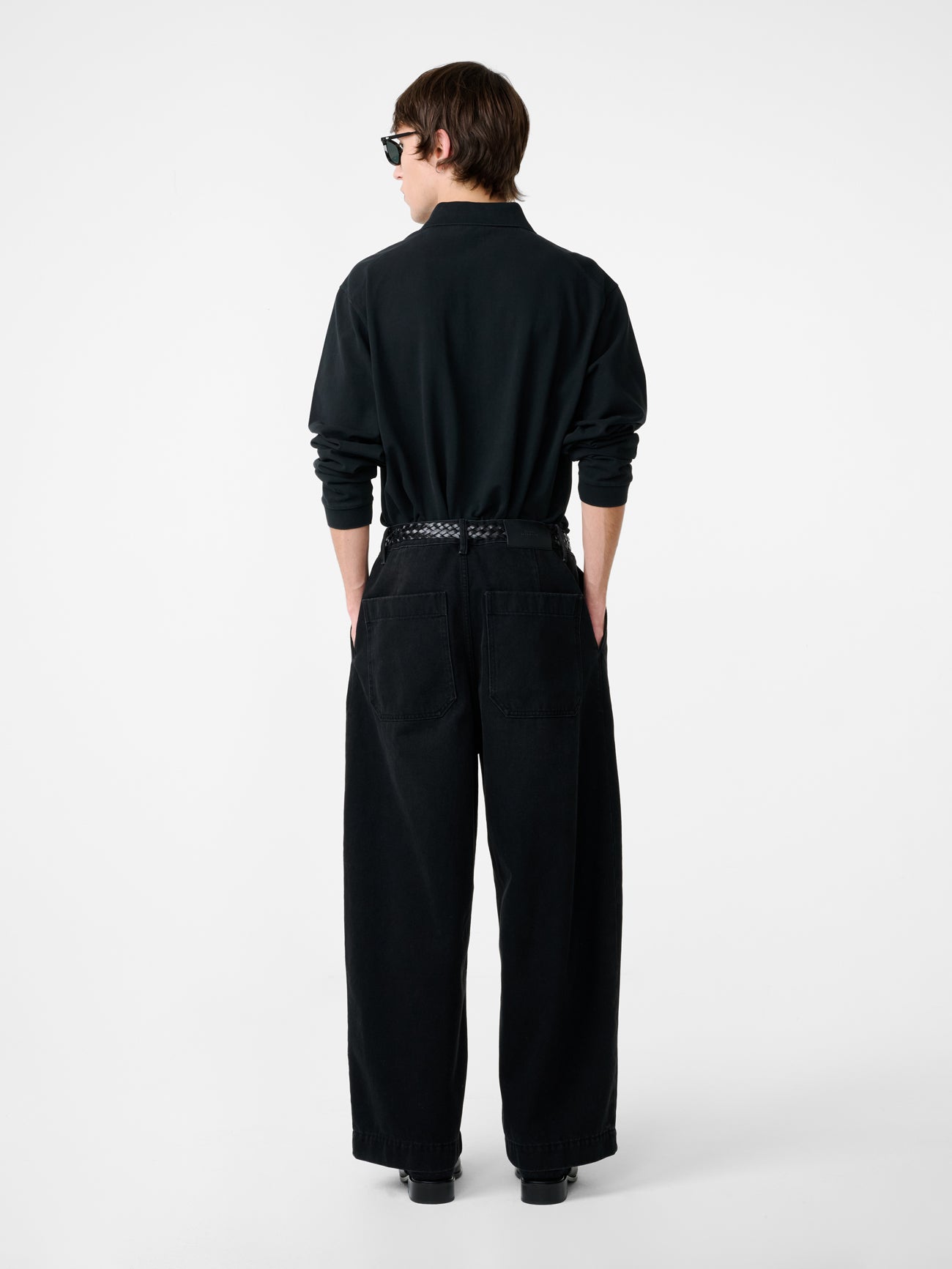 Ozero Jersey in Washed Black - Studio Nicholson