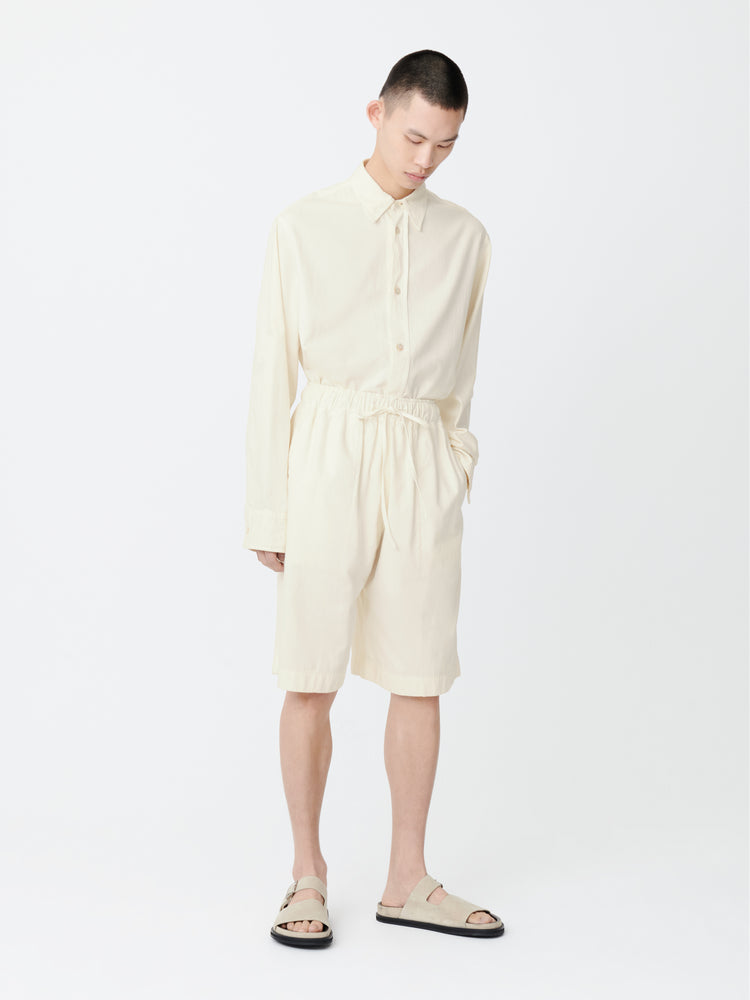 Ossi Denim Short in Parchment