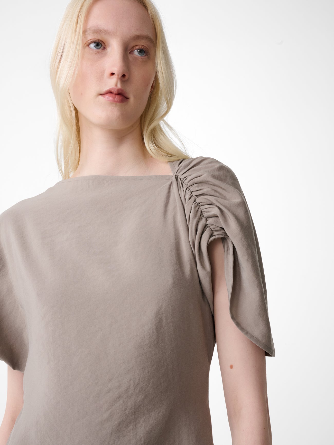 Palaestra Dress in Taupe