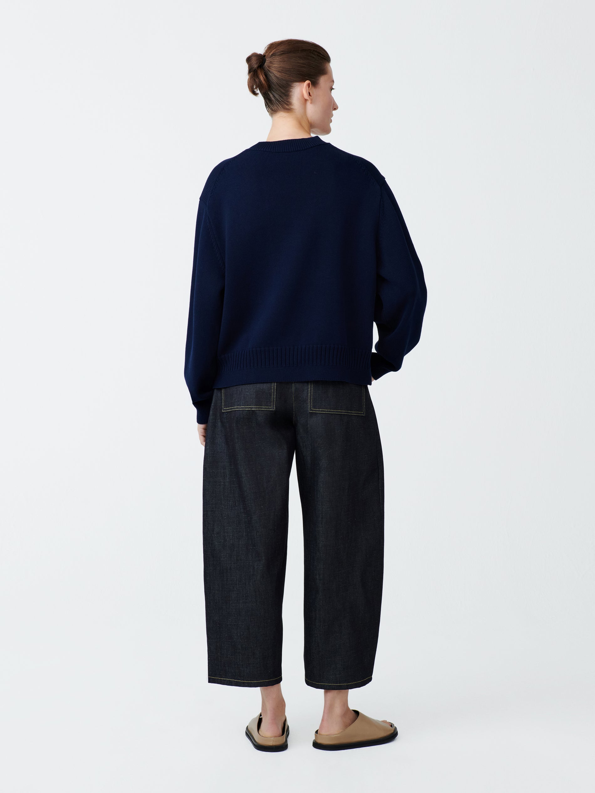 Paola Knit in Darkest Navy
