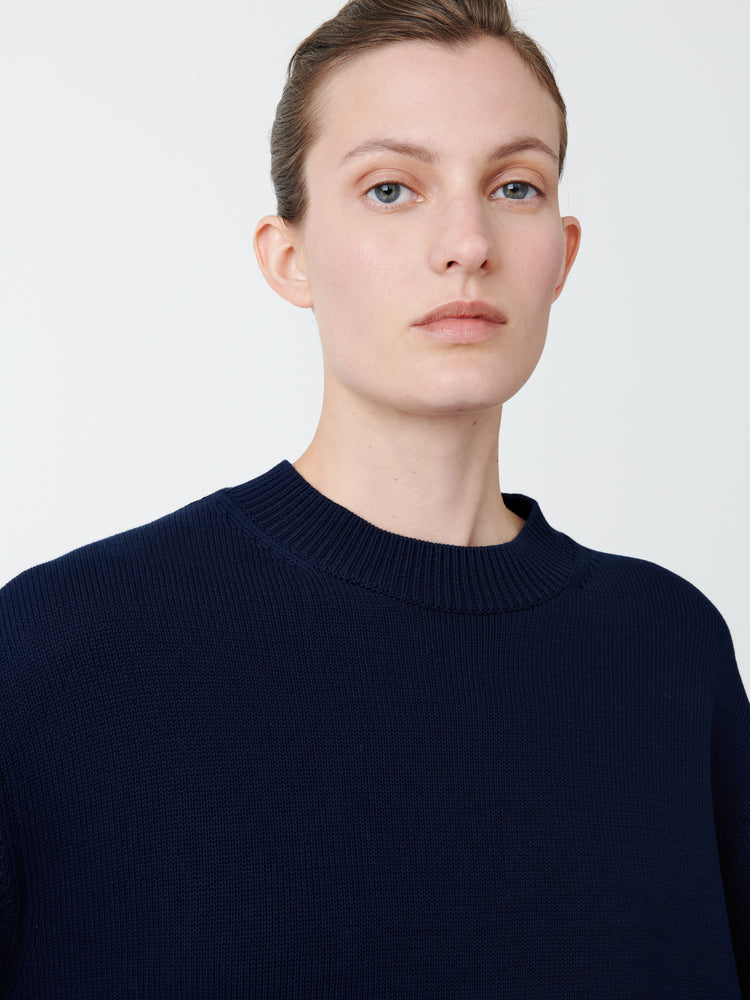 Paola Knit in Darkest Navy