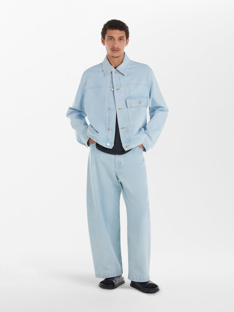 Paolo Denim Pant in Bleach Wash