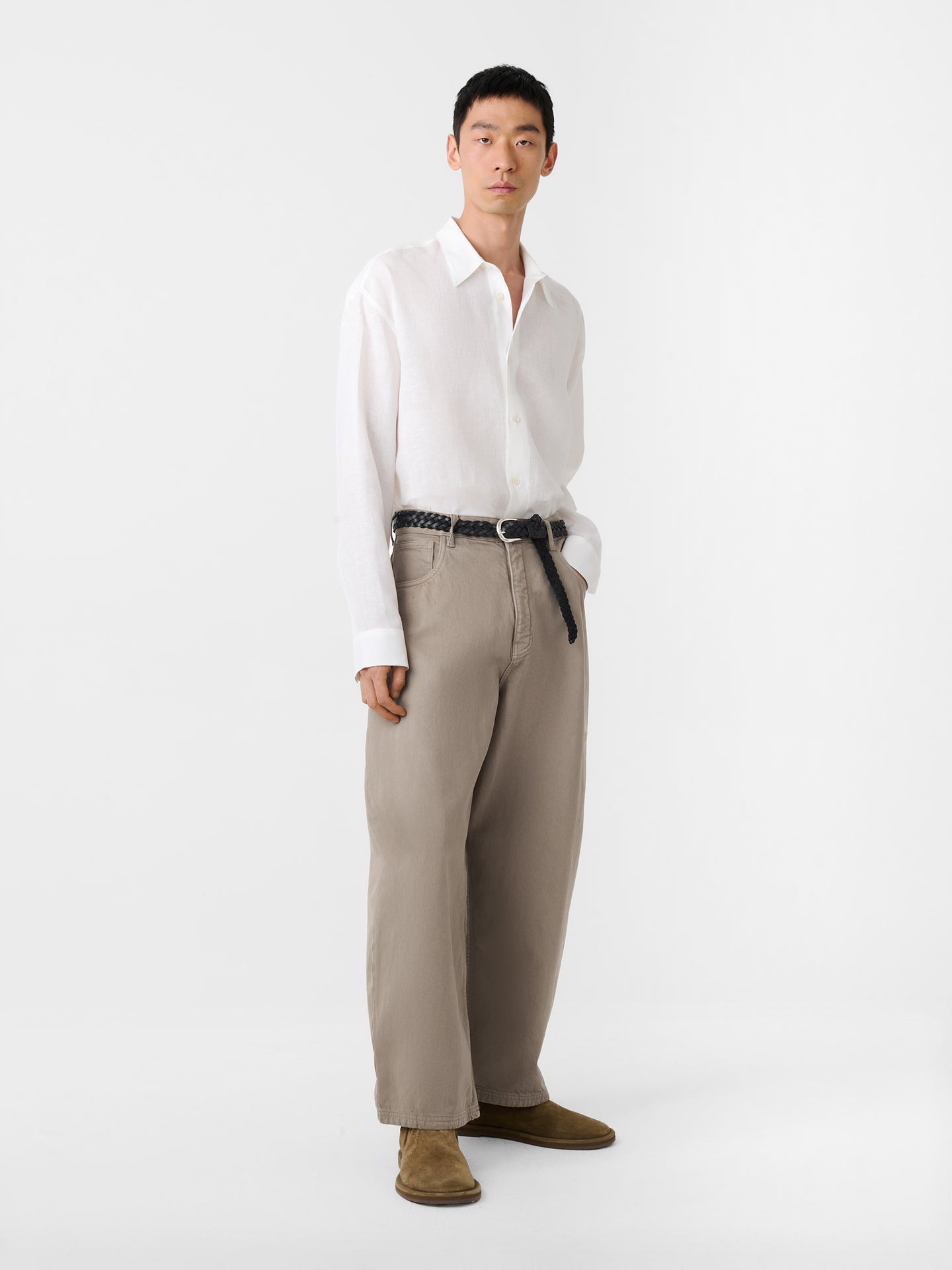 Paolo Denim Pant in Fawn