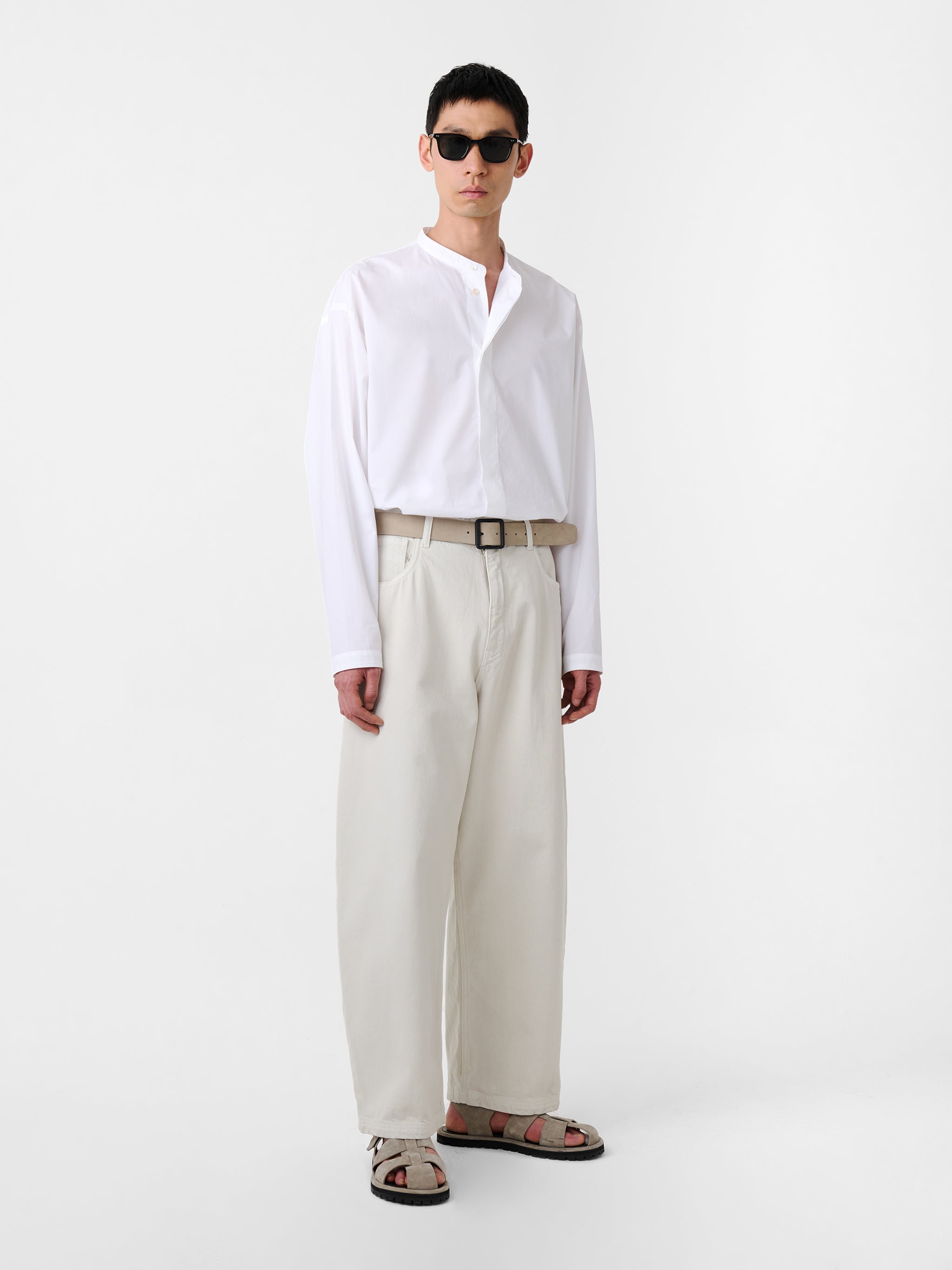 パンツ Studio Nicholson PAOLO DENIM PANT Paolo Denim Pant in Indigo Wash | Wide Leg Jeans– Studio