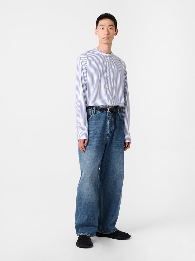 Paolo Denim Pant in Worn Wash Indigo